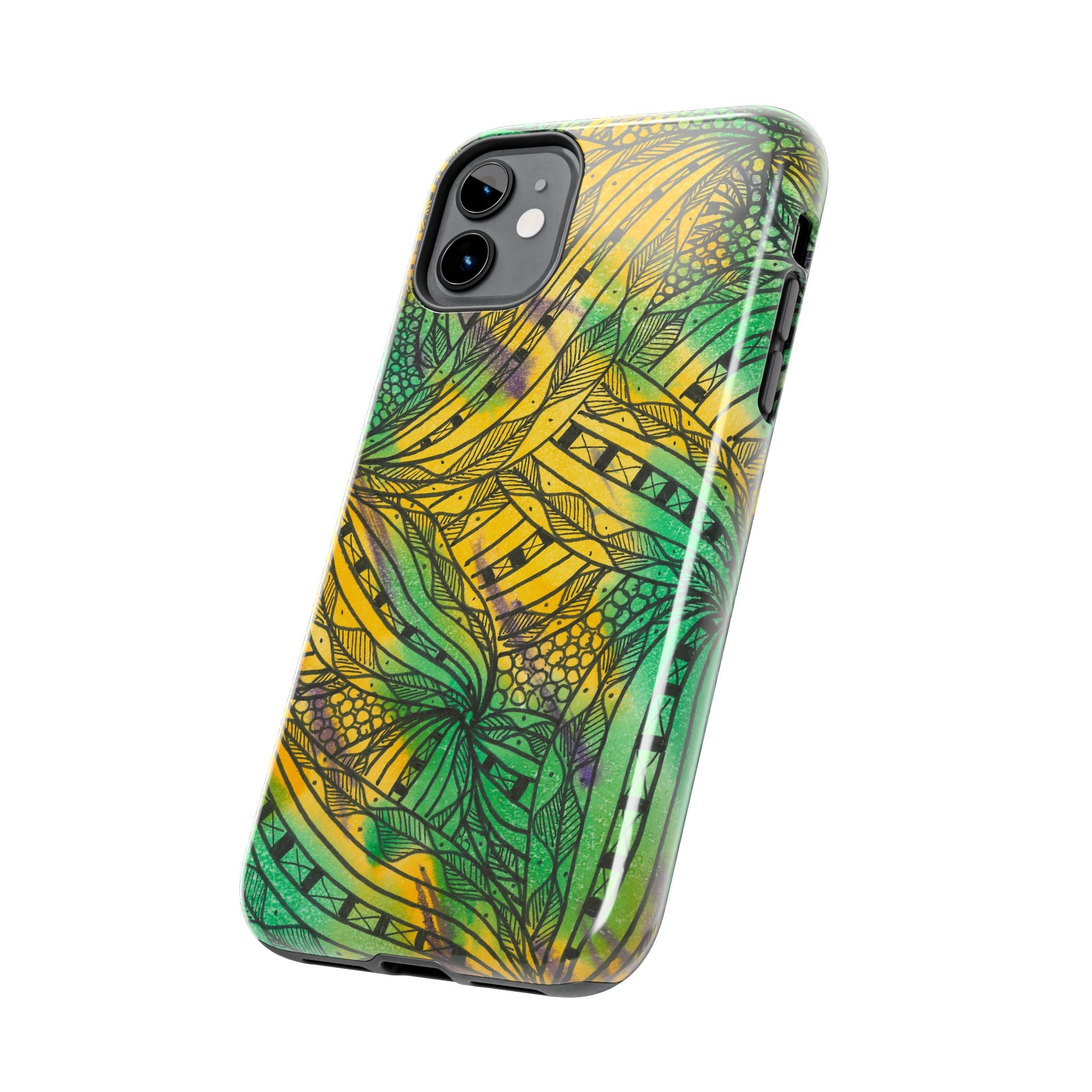 Tough Phone Case - All iPhones and Samsung Galaxys - Exciting Abstract Design #37 Shubbery!