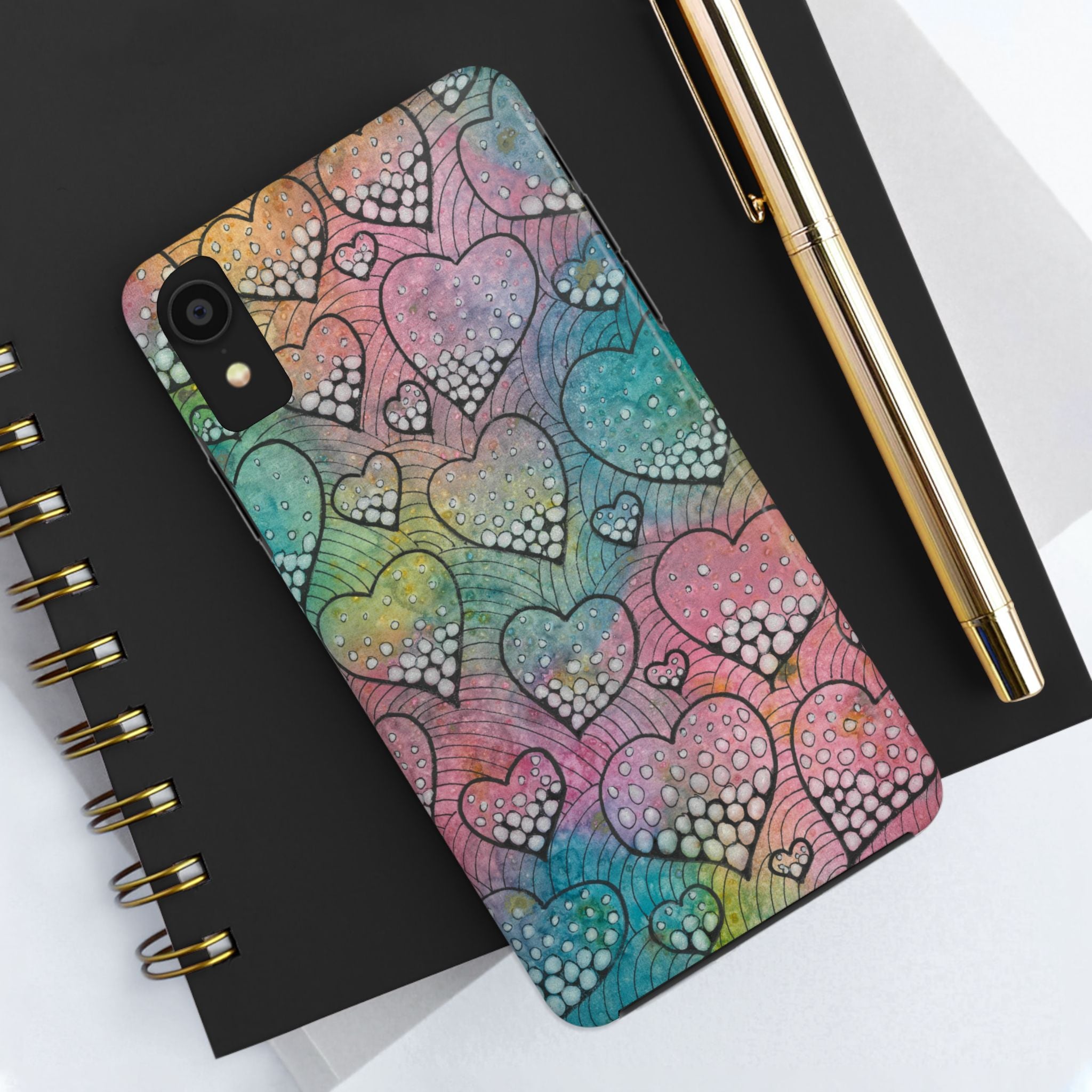 Tough Phone Case - All iPhones and Samsung Galaxys - Exciting Abstract Design #97 What's Love Got To Do With It