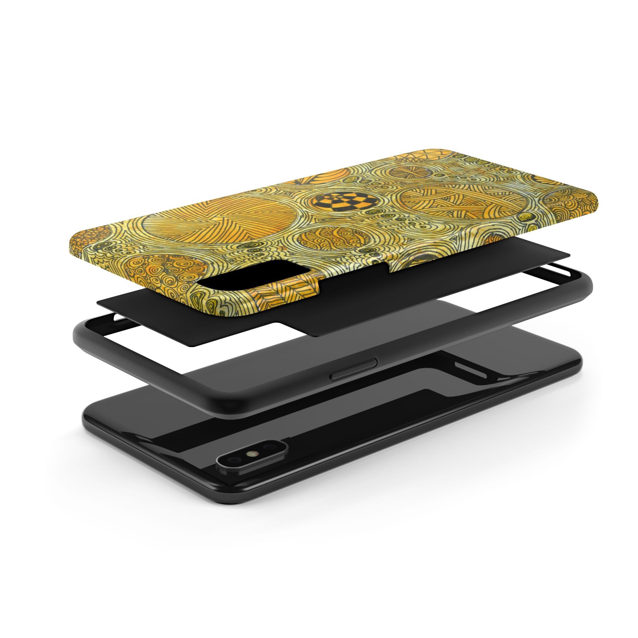 Tough Phone Case - All iPhones and Samsung Galaxys - Exciting Abstract Design #38 The Conversationalist