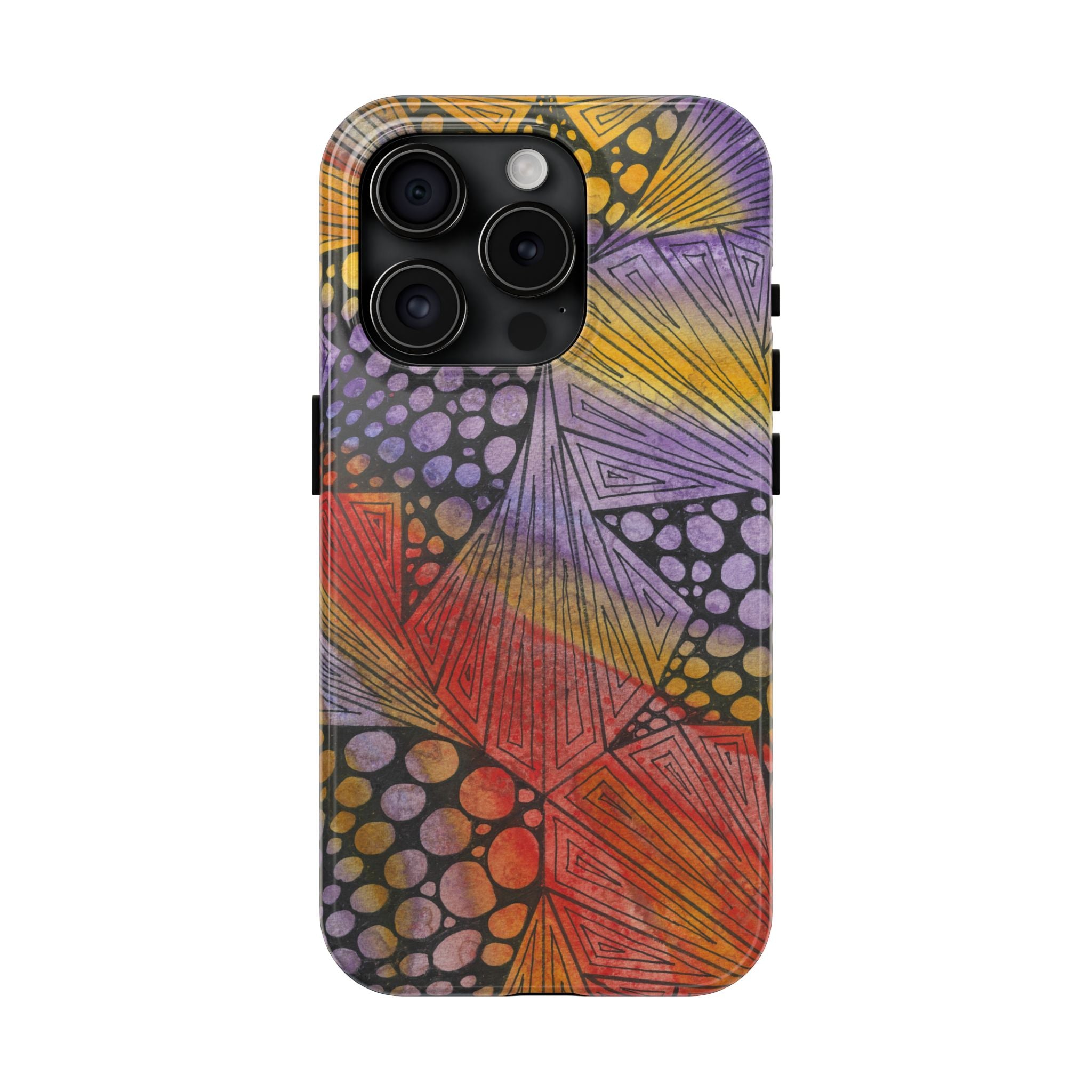 Tough Phone Case - All iPhones and Samsung Galaxys - Exciting Abstract Design #82 Fighting Delusions