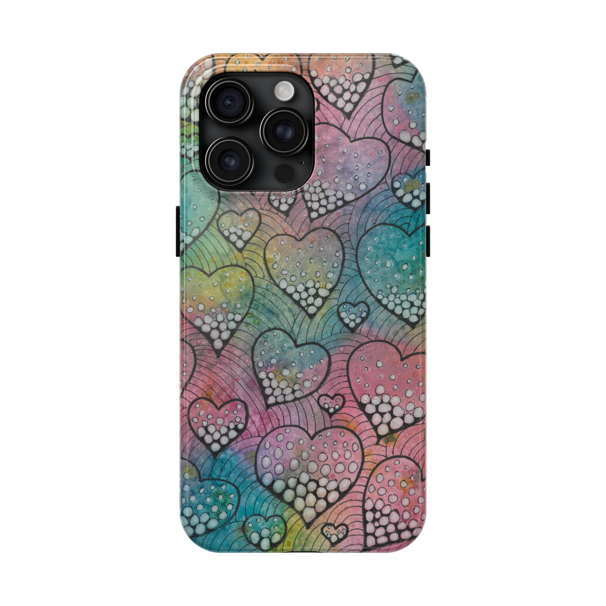 Tough Phone Case - All iPhones and Samsung Galaxys - Exciting Abstract Design #97 What's Love Got To Do With It