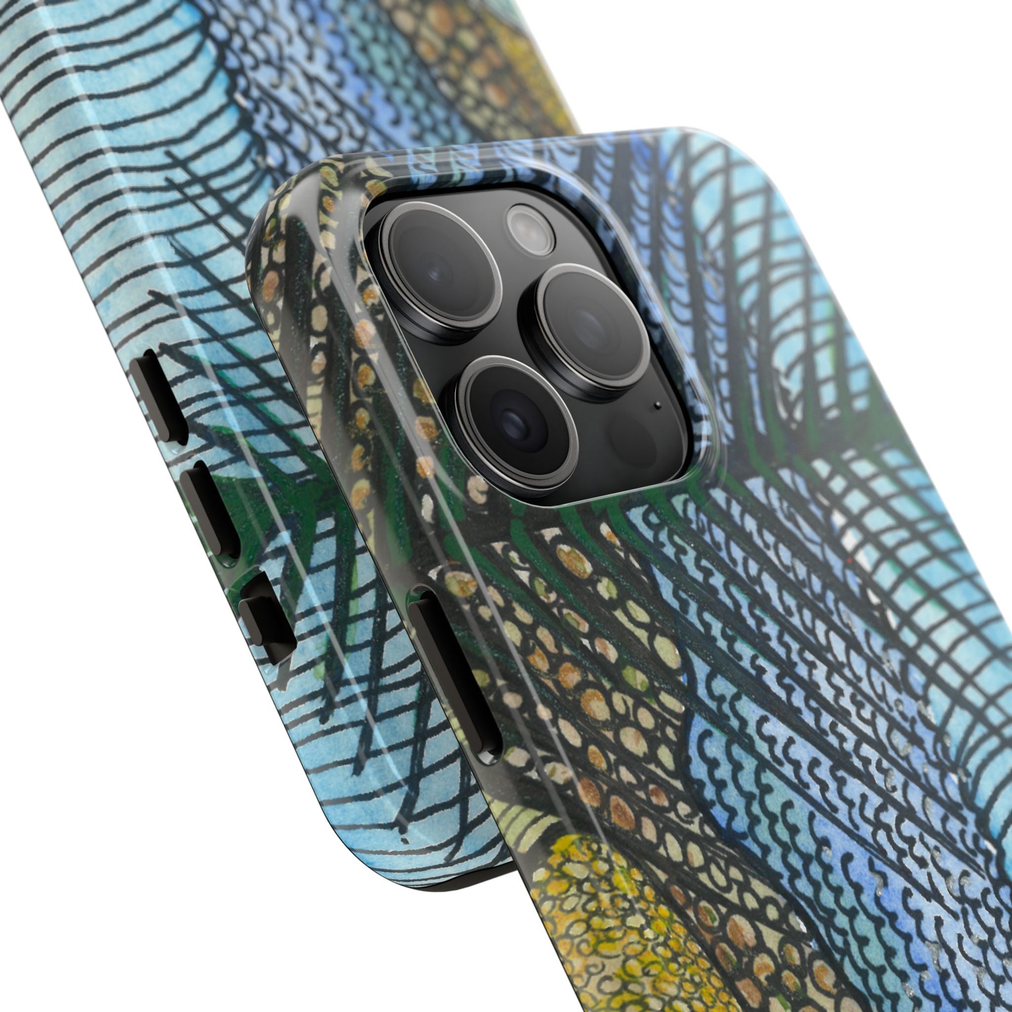 Tough Phone Case - All iPhones and Samsung Galaxys - Exciting Abstract Design #47 Cottesloe