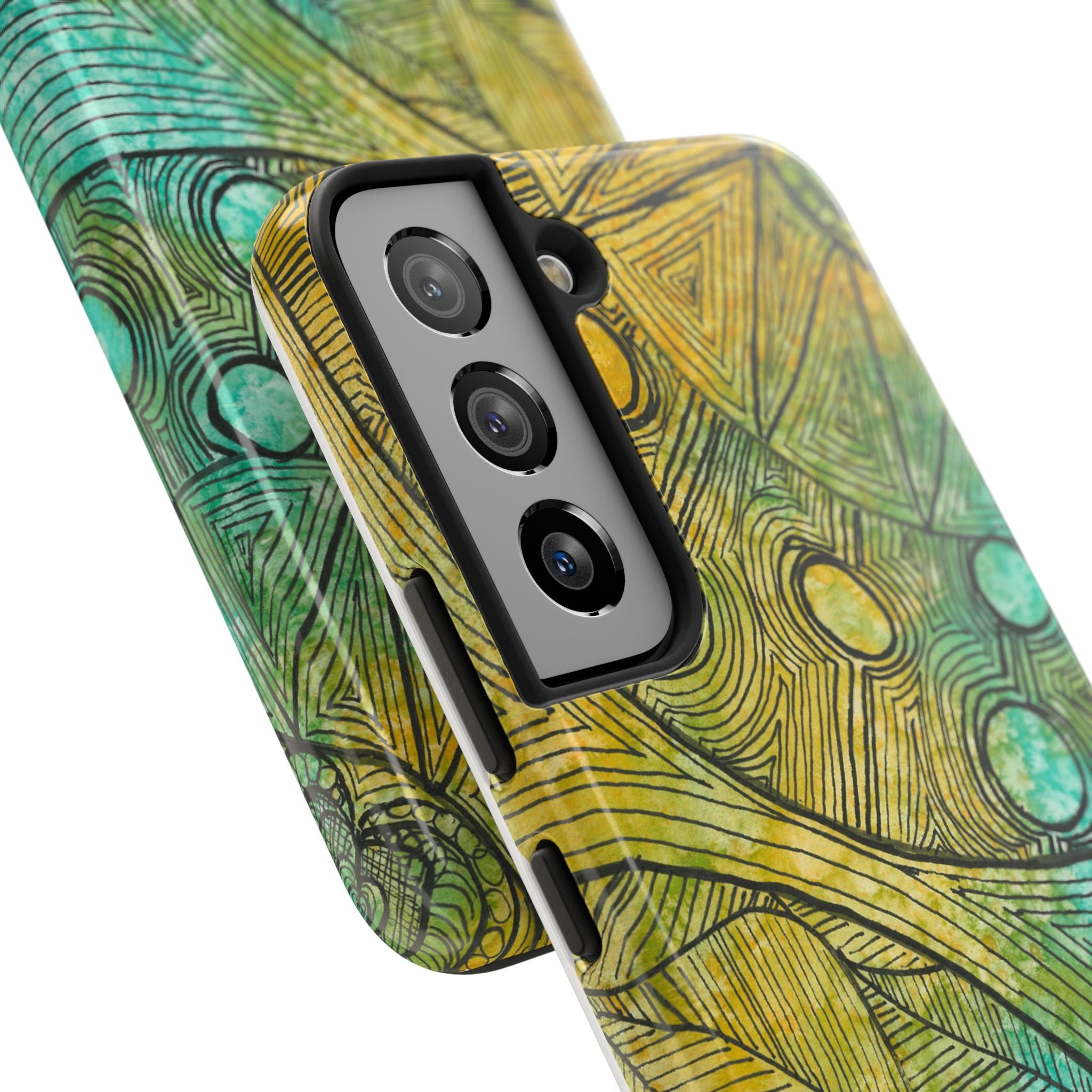 Tough Phone Case - All iPhones and Samsung Galaxys - Exciting Abstract Design #27 Come What May