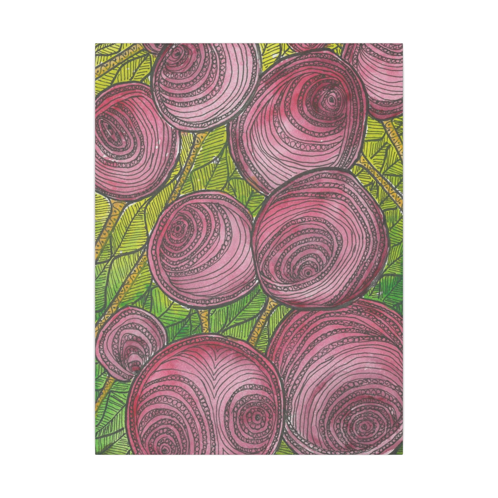 Large Colourful Wall Art, Canvas Prints, For Office, Bedroom or Living Room, or Special Gift #9 Spaced Blossoms