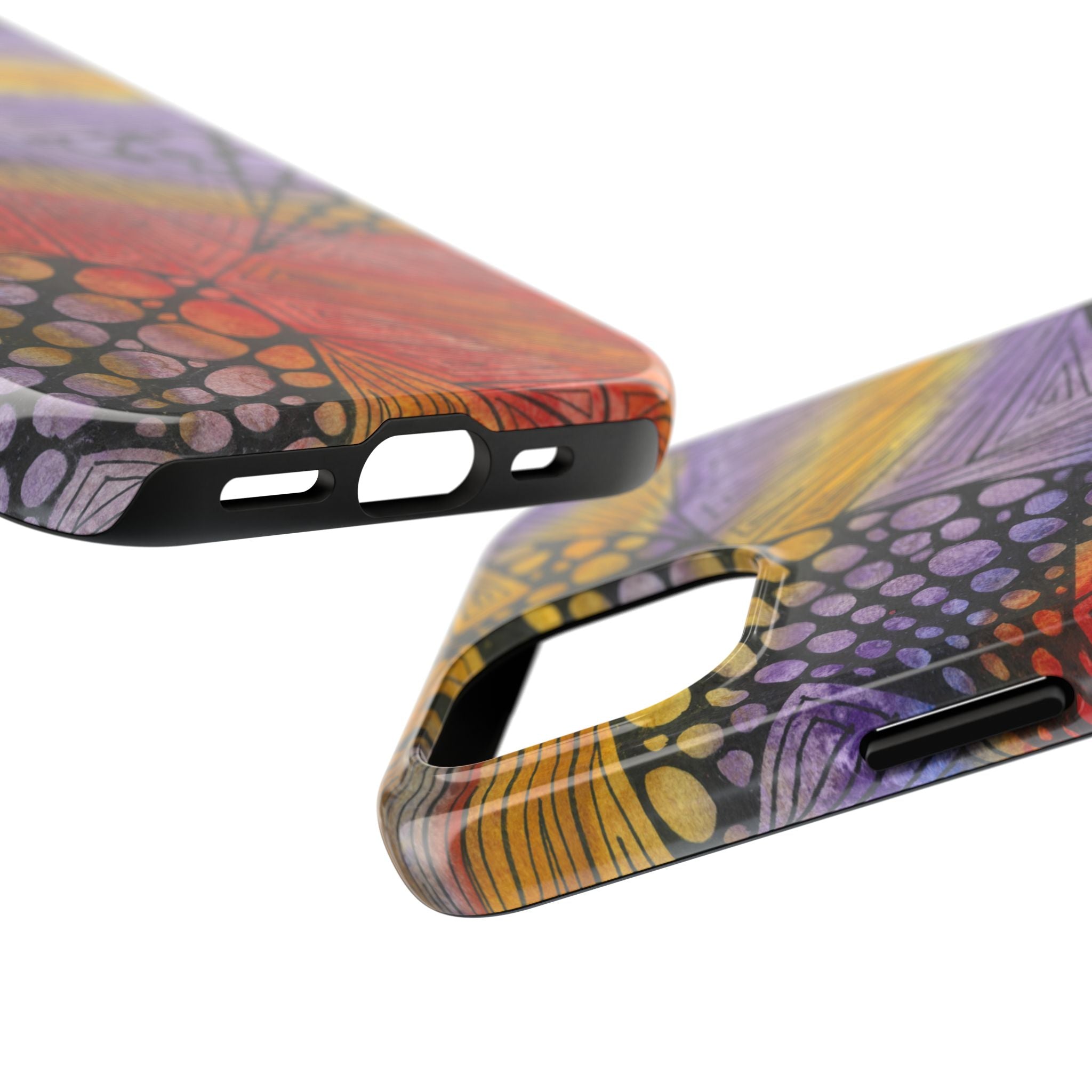 Tough Phone Case - All iPhones and Samsung Galaxys - Exciting Abstract Design #82 Fighting Delusions
