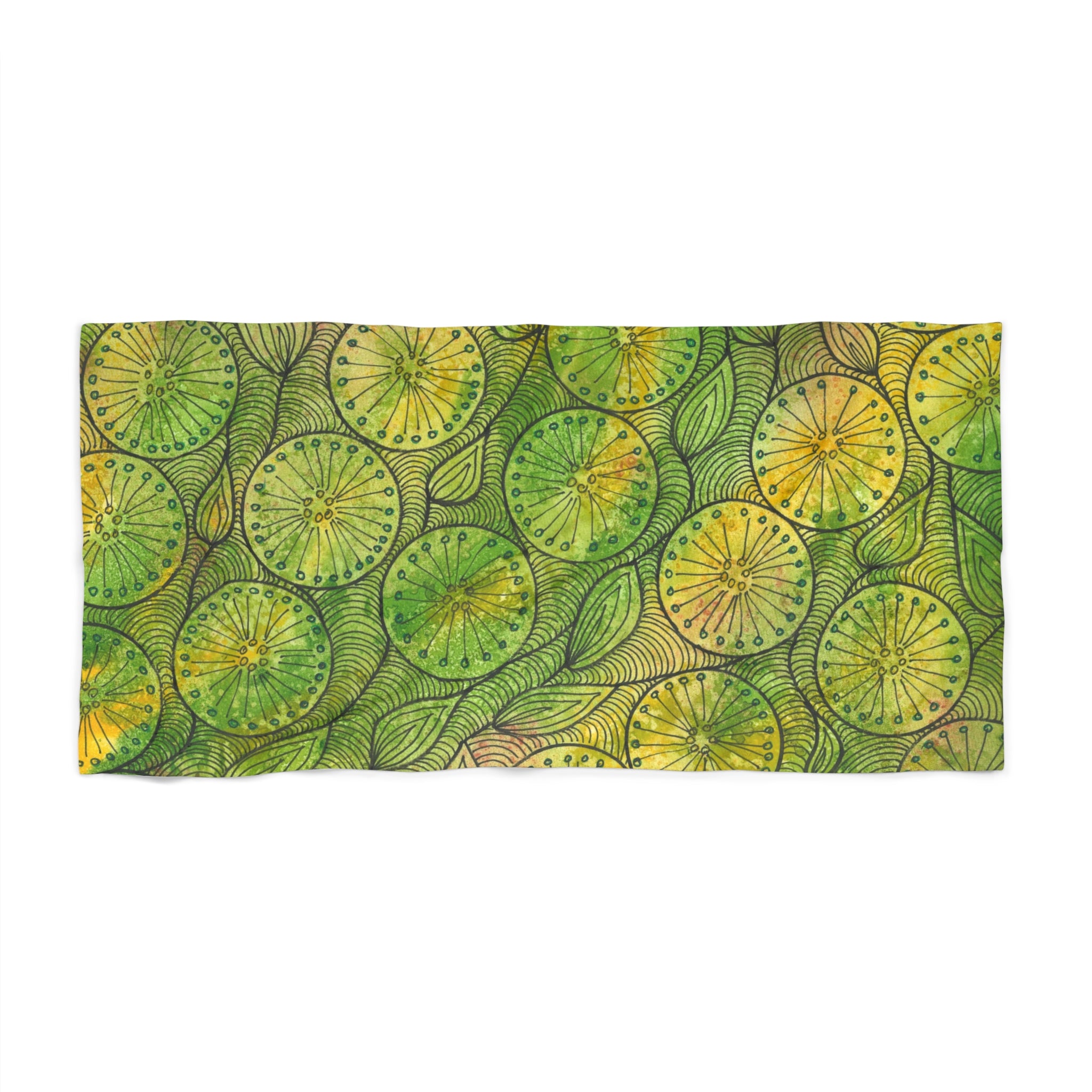 Colourful Abstract Beach Towels, Cotton Loop backing for Durability, 2 Sizes.  For Family and friends or a Special Gift #63 Margarita Mondays