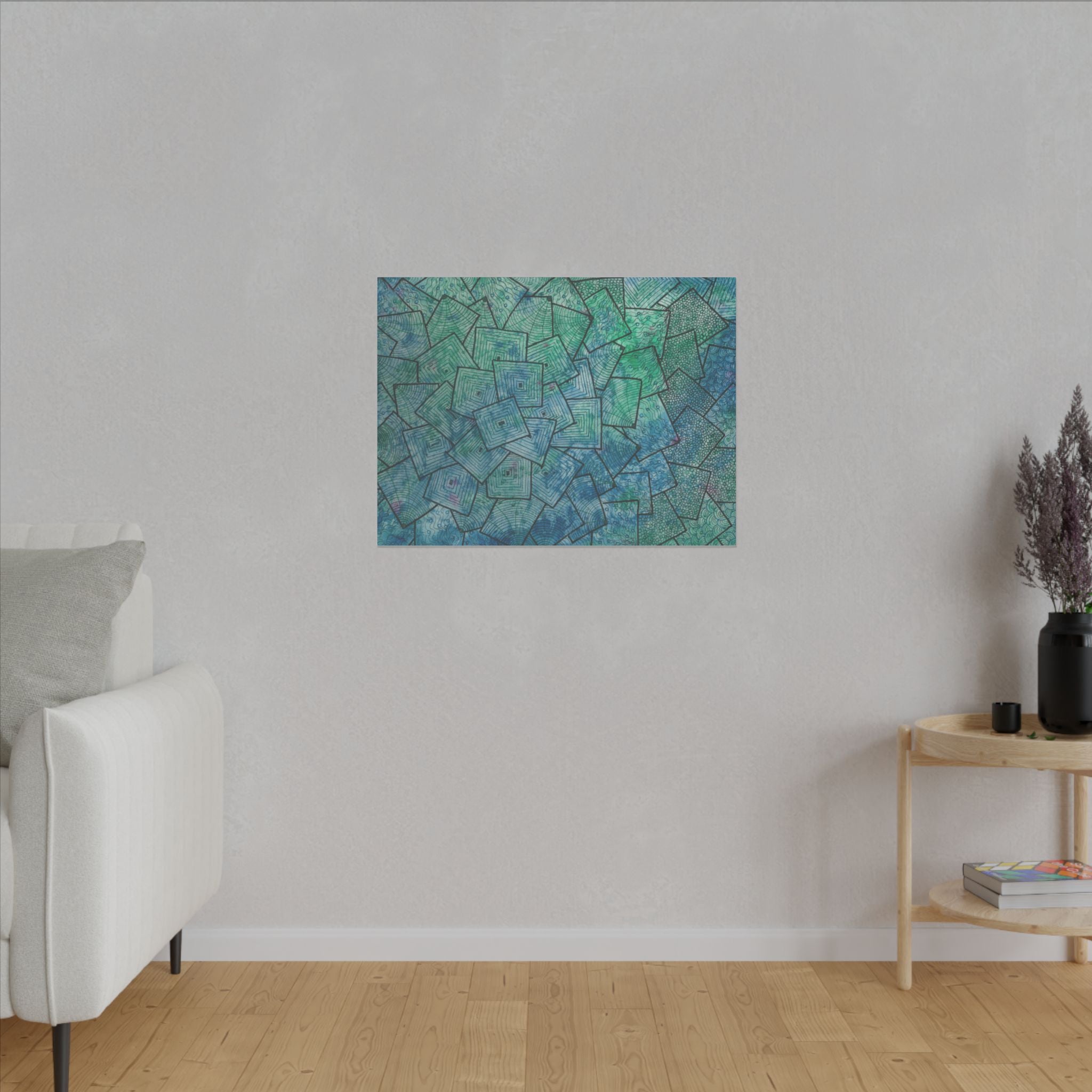 Large Colourful Wall Art, Canvas Prints, For Office, Bedroom or Living Room, or Special Gift #65 And The Answer Is?