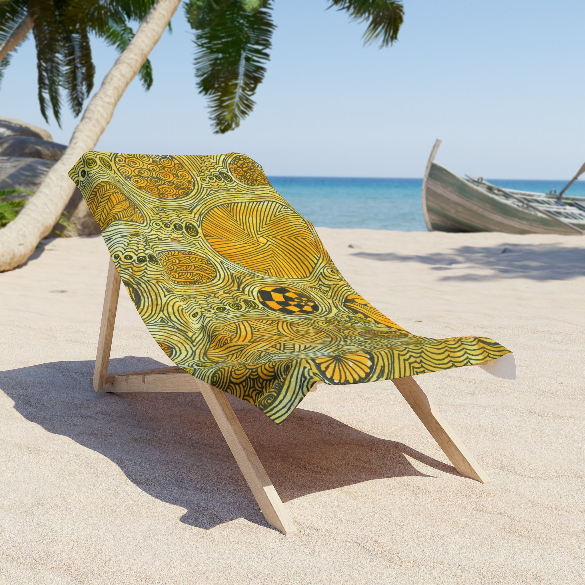 Colourful Abstract Beach Towels, Cotton Loop backing for Durability, 2 Sizes.  For Family and friends or a Special Gift #38 The Conversationalist