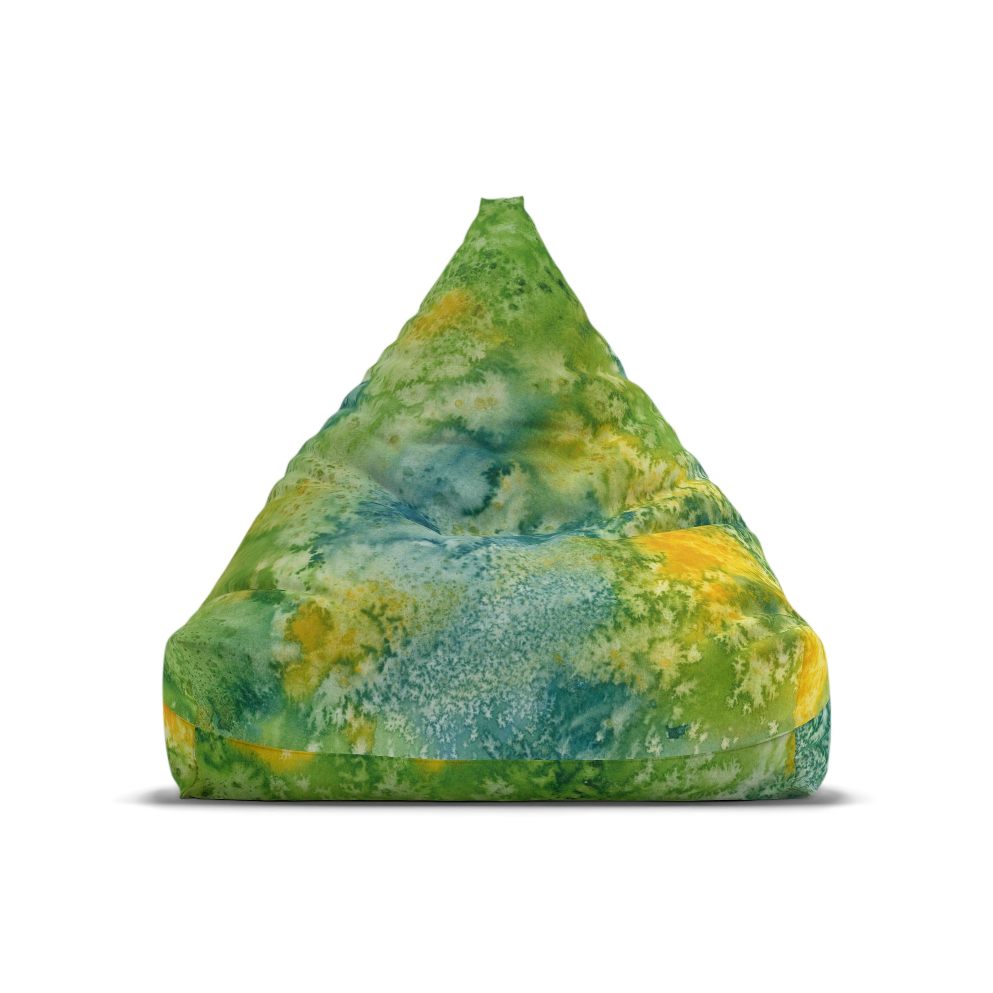 Bean Bag Chair Covers For Indoor & Outdoor - 2 Sizes - Exciting Abstract Design #52 View From Above