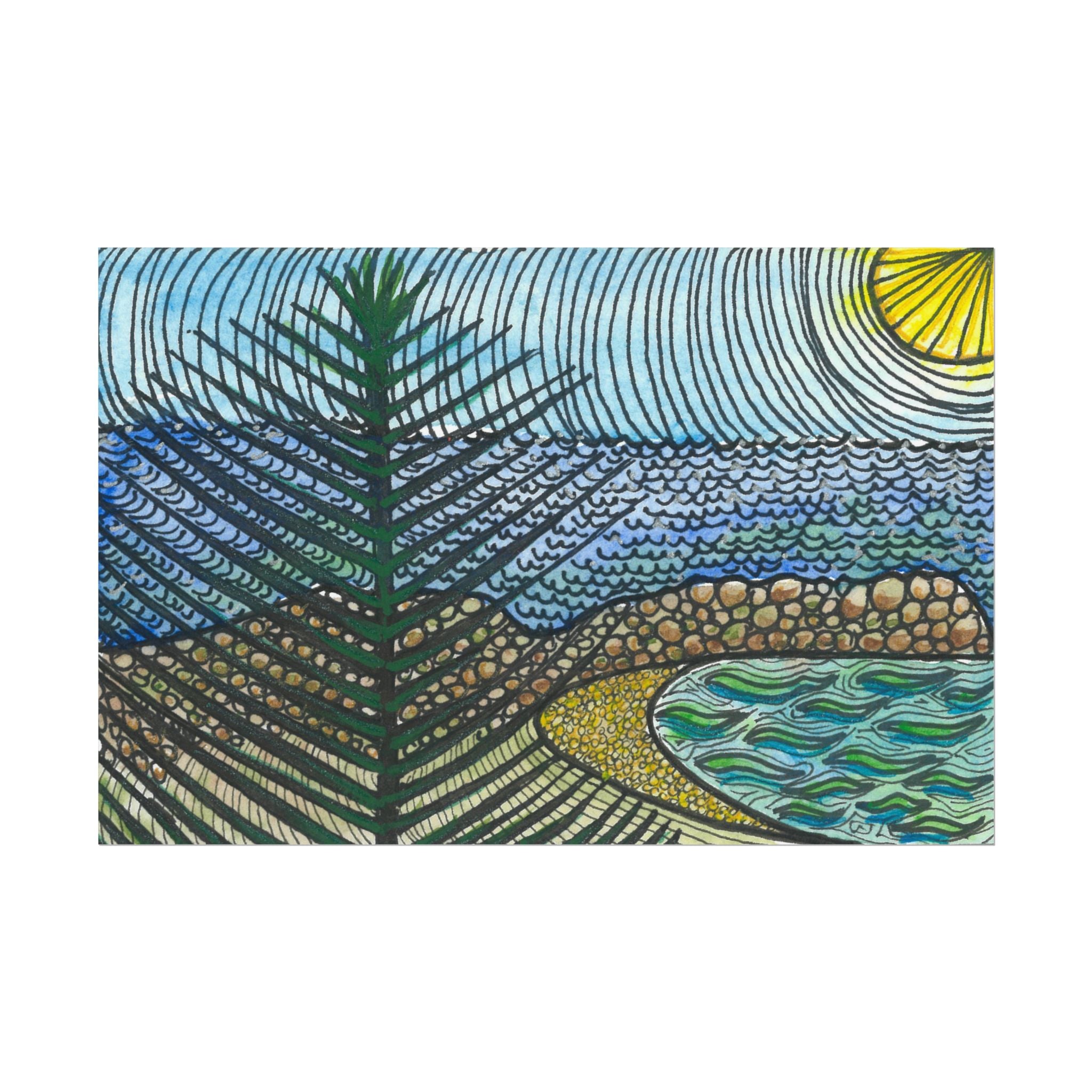 Large Colourful Wall Art, Posters & Prints, For Office, Bedroom or Living Room, or Special Gift #47 Cottesloe