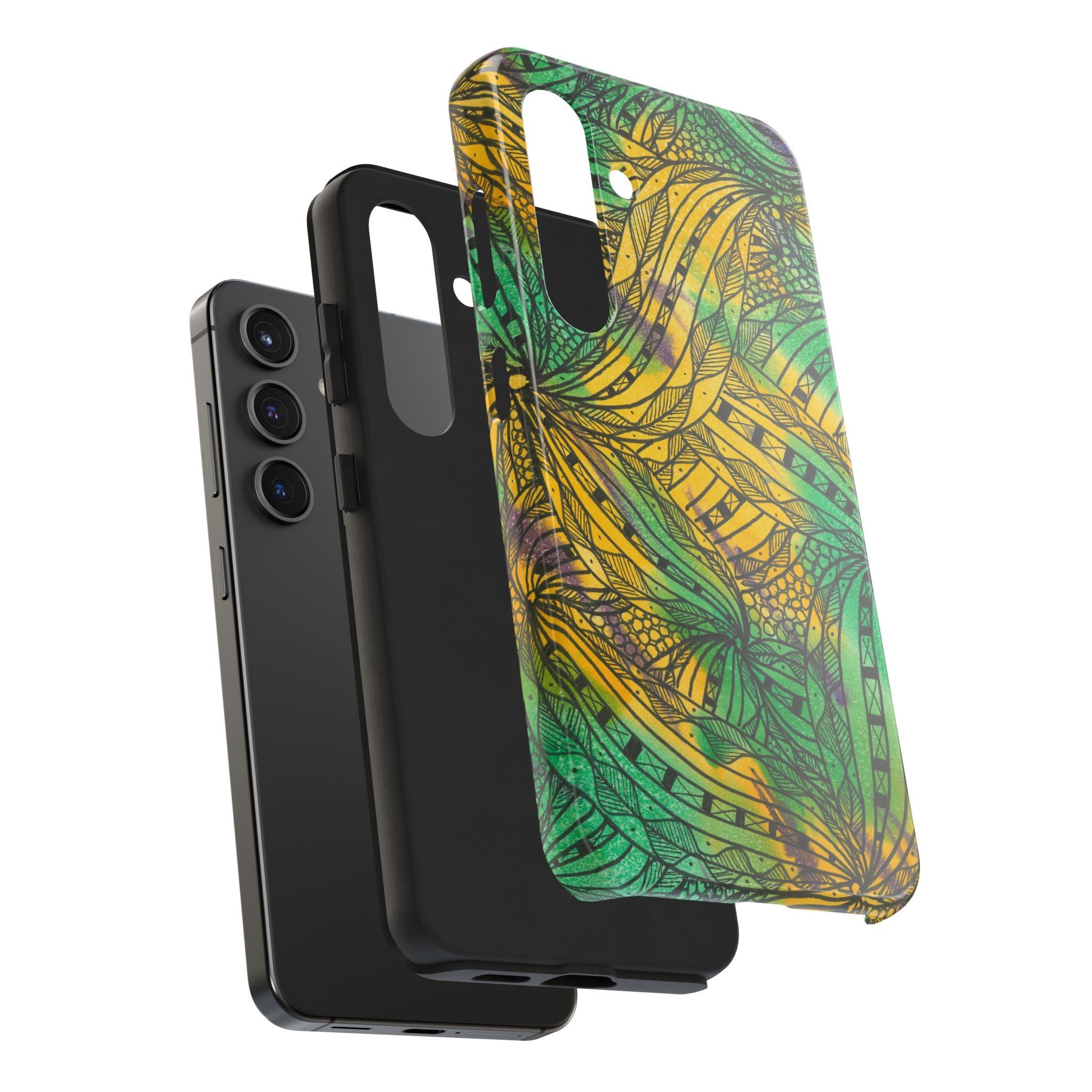 Tough Phone Case - All iPhones and Samsung Galaxys - Exciting Abstract Design #37 Shubbery!