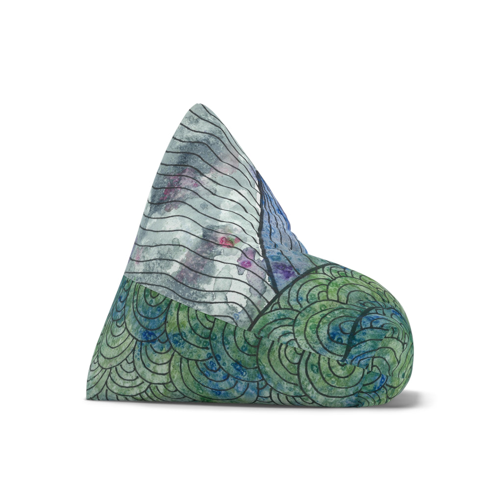 Bean Bag Chair Covers For Indoor & Outdoor - 2 Sizes - Exciting Abstract Design #90 Rtanj Pyramid