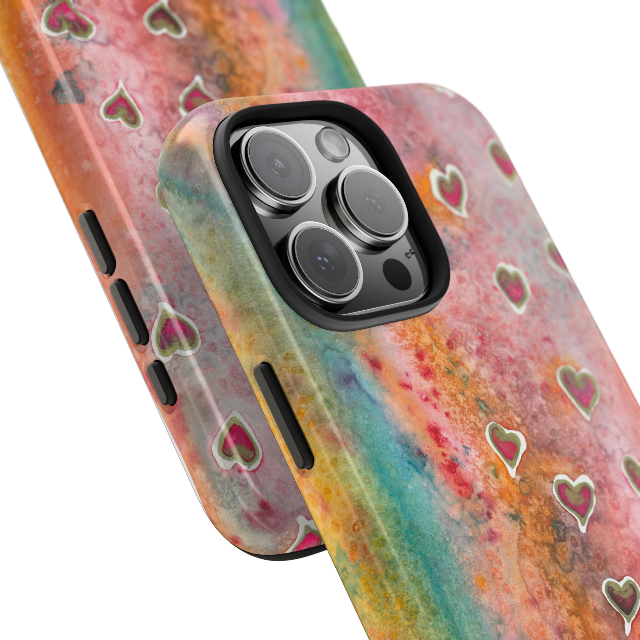 Tough Phone Case - All iPhones and Samsung Galaxys - Exciting Abstract Design #96 Love, Friendship, integrity