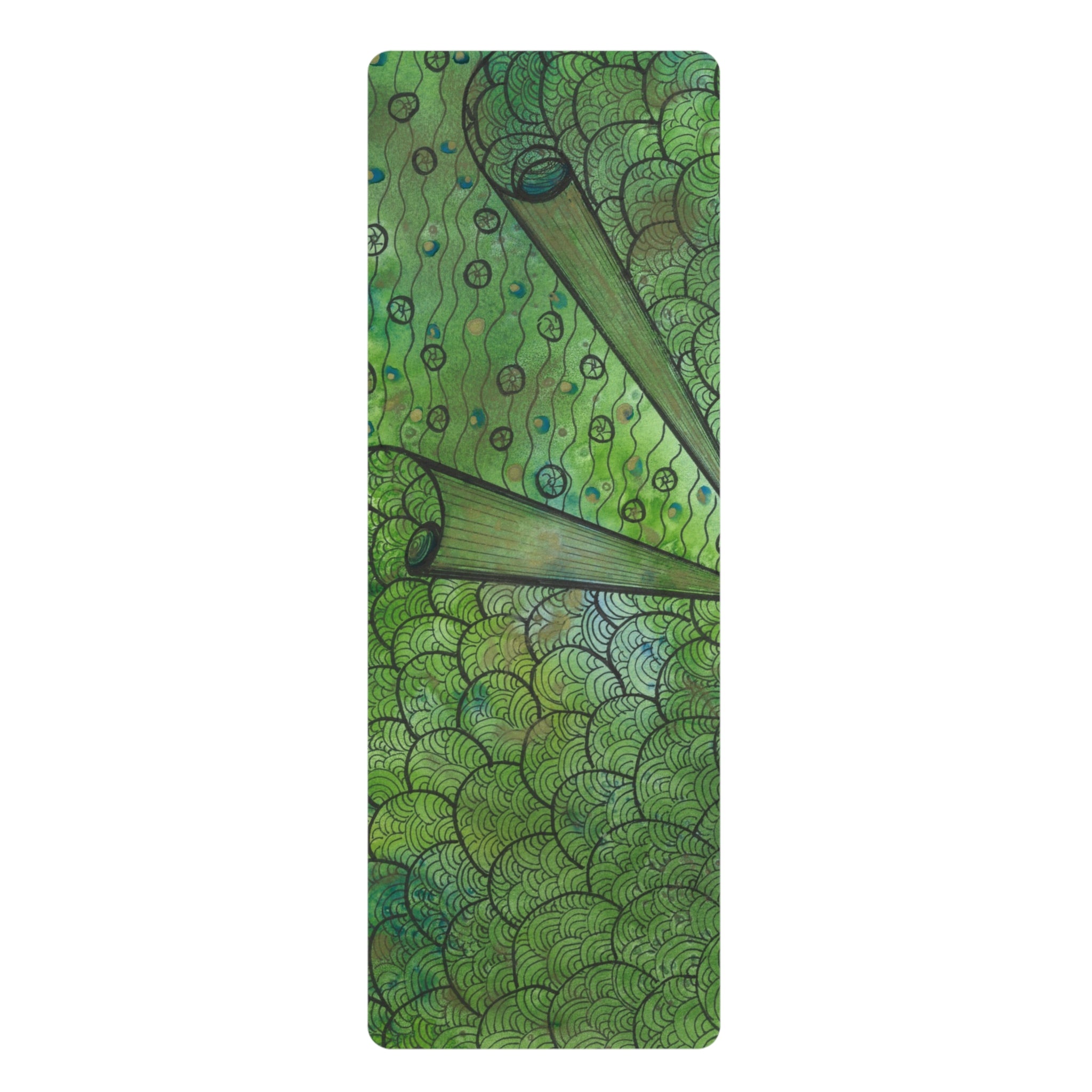 Yoga Mats and Gym Mats. Colourful Abstract Designs. Perfect for Home, Yoga or Gym Class, or a Special Gift #69 New Horizons