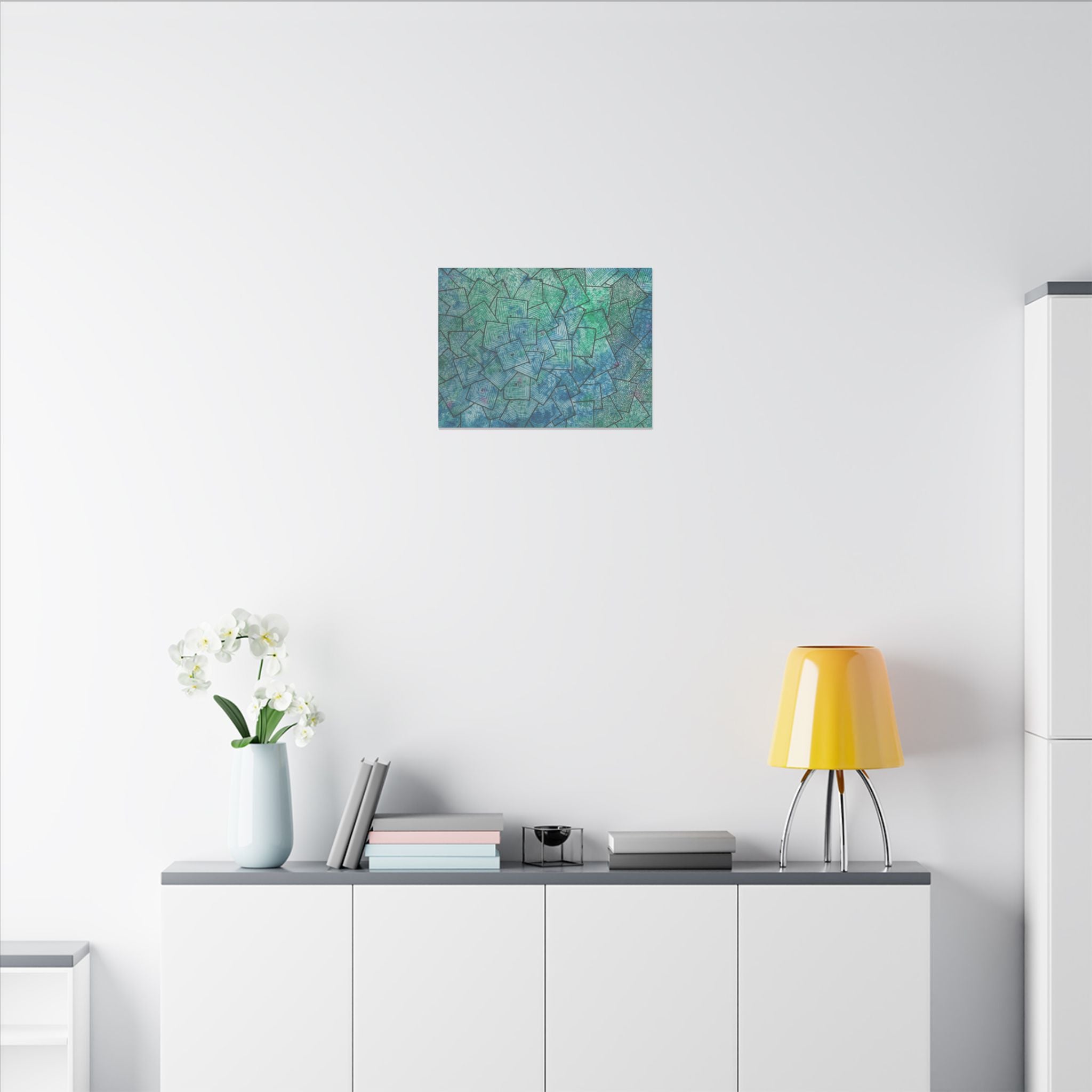 Large Colourful Wall Art, Canvas Prints, For Office, Bedroom or Living Room, or Special Gift #65 And The Answer Is?