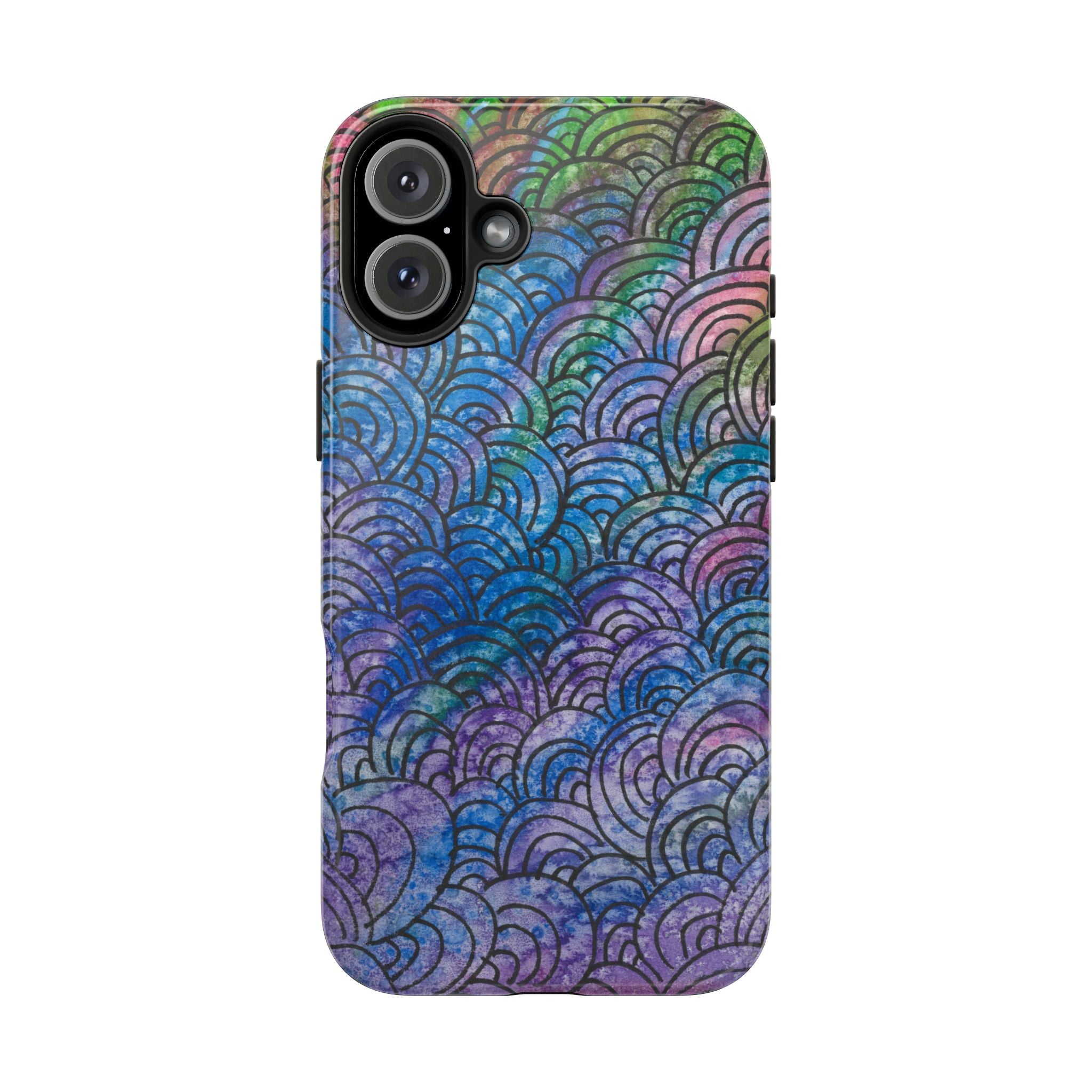 Tough Phone Case - All iPhones and Samsung Galaxys - Exciting Abstract Design #84 Ah! The Past