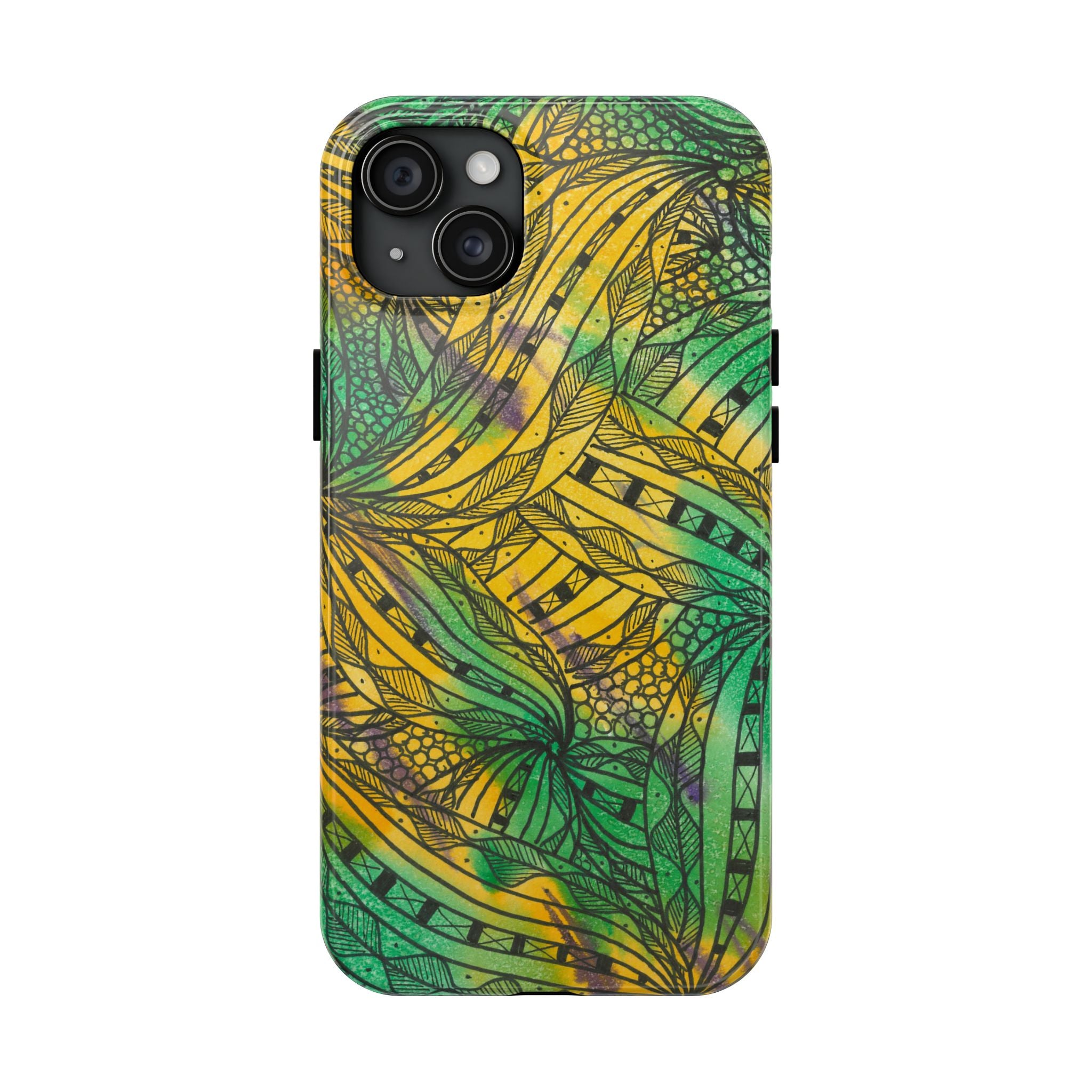 Tough Phone Case - All iPhones and Samsung Galaxys - Exciting Abstract Design #37 Shubbery!