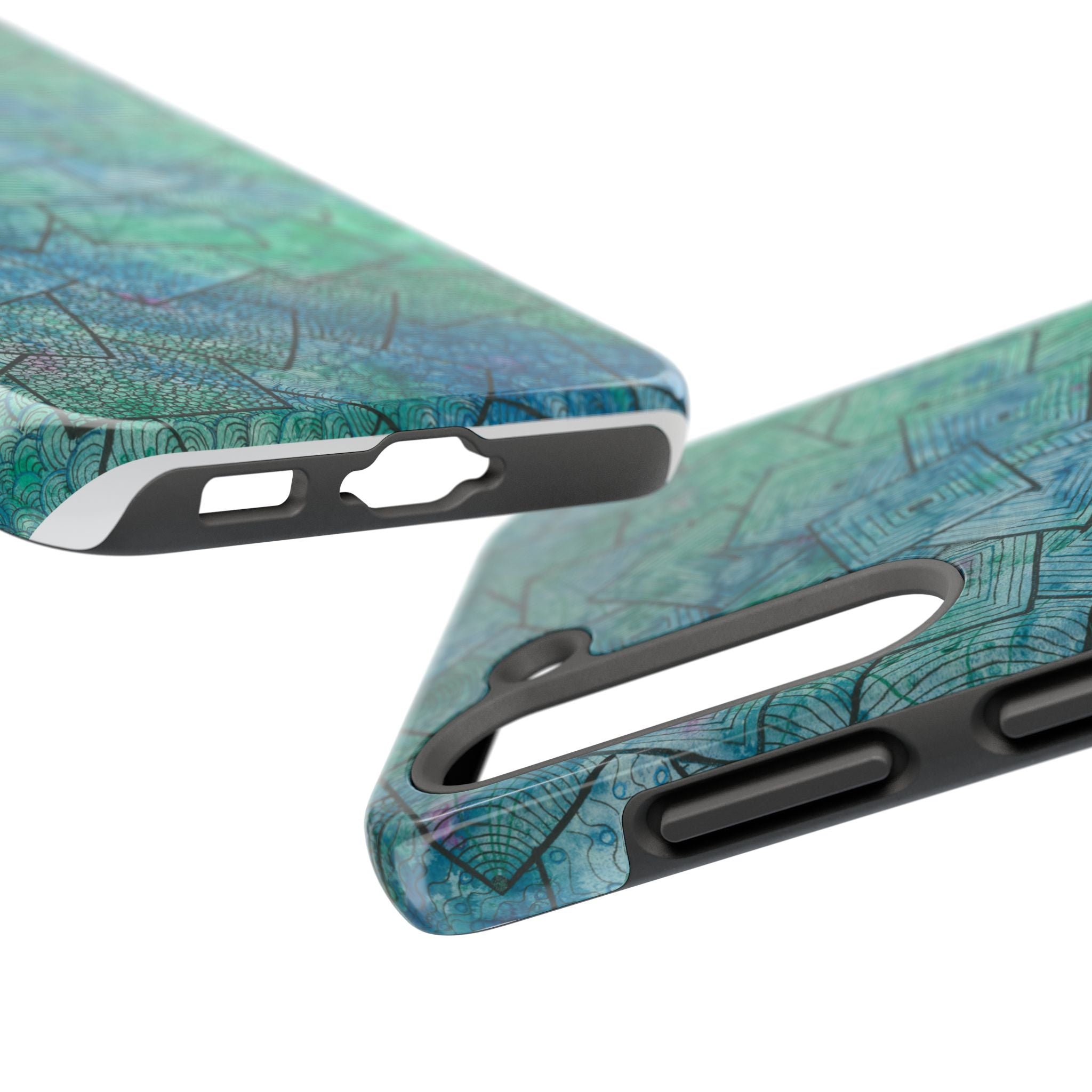 Tough Phone Case - All iPhones and Samsung Galaxys - Exciting Abstract Design #65 And The Answer Is