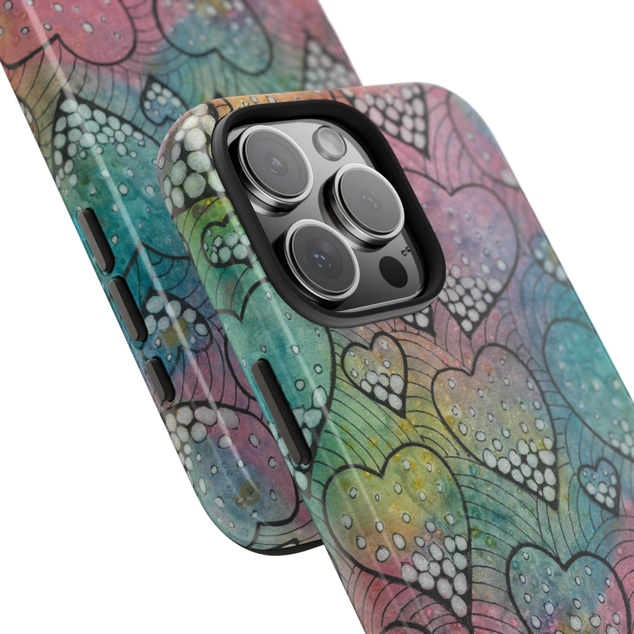 Tough Phone Case - All iPhones and Samsung Galaxys - Exciting Abstract Design #97 What's Love Got To Do With It