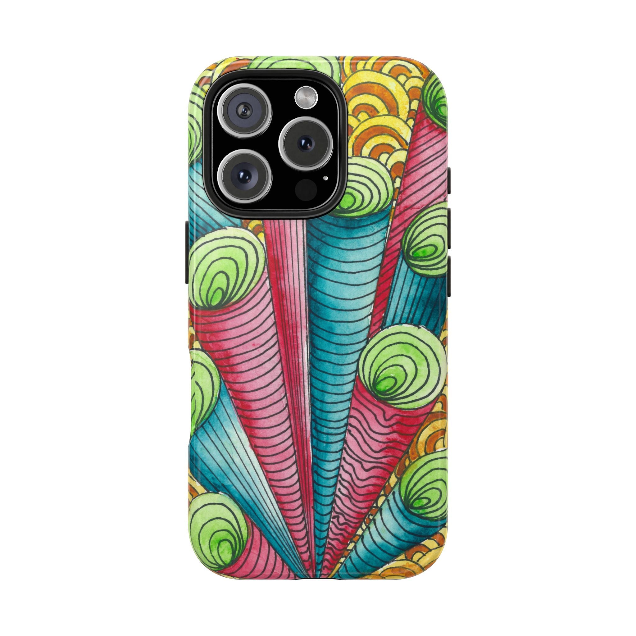 Tough Phone Case - All iPhones and Samsung Galaxys - Exciting Abstract Design #93 On A Mission