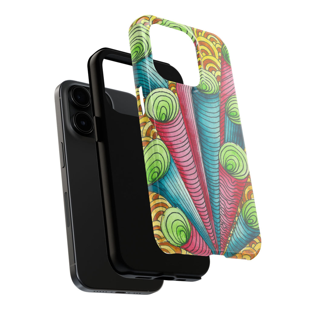 Tough Phone Case - All iPhones and Samsung Galaxys - Exciting Abstract Design #93 On A Mission