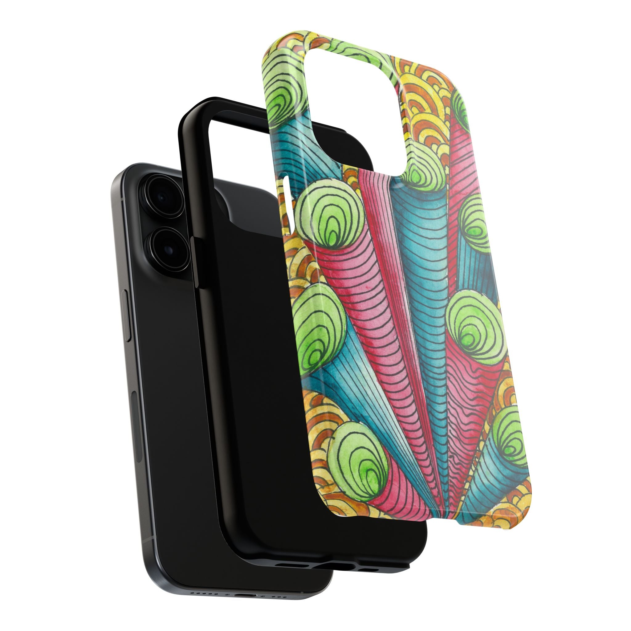 Tough Phone Case - All iPhones and Samsung Galaxys - Exciting Abstract Design #93 On A Mission