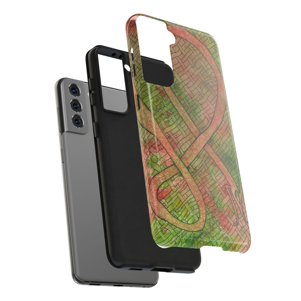 Tough Phone Case - All iPhones and Samsung Galaxys - Exciting Abstract Design #57 Celtic Flavours