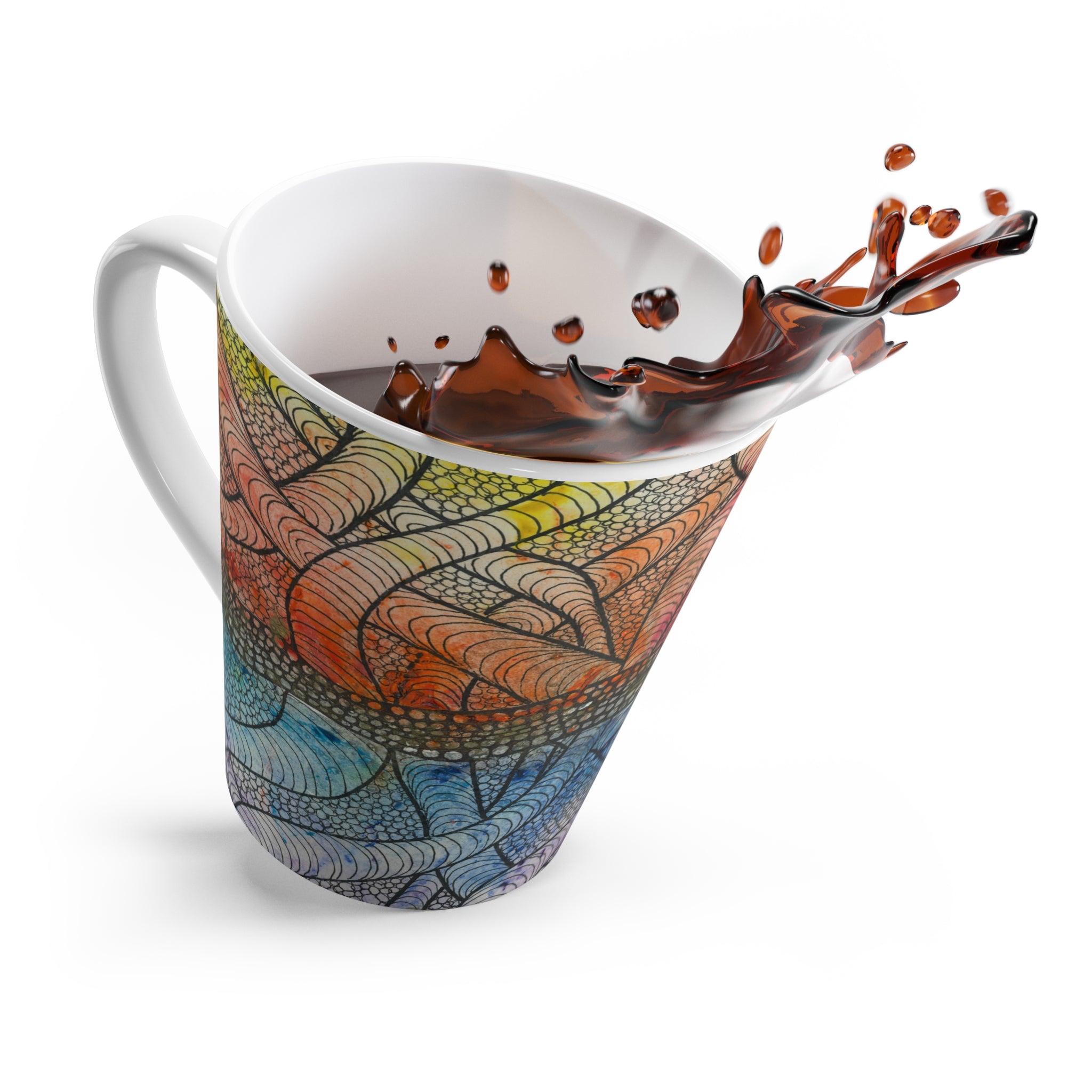 Coffee Mugs and Cups. Colourful Abstract Designs. Perfect for Home, Office or Special Gift #72 After The End