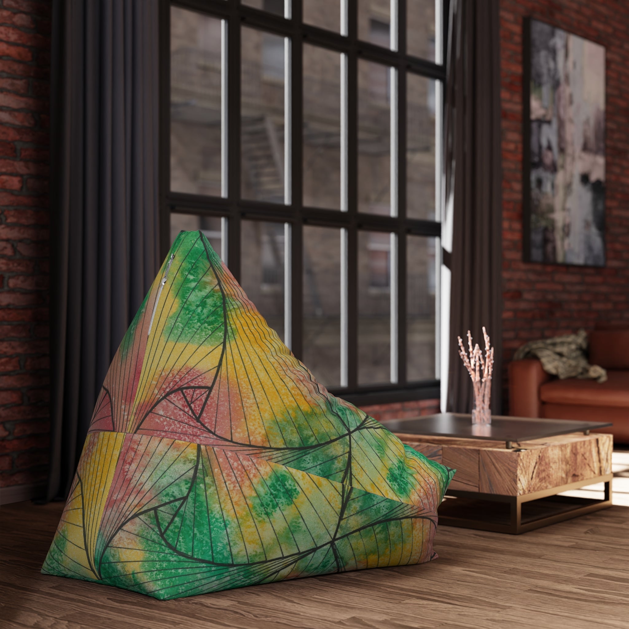 Bean Bag Chair Covers For Indoor & Outdoor - 2 Sizes - Exciting Abstract Design #49 Health Well Being