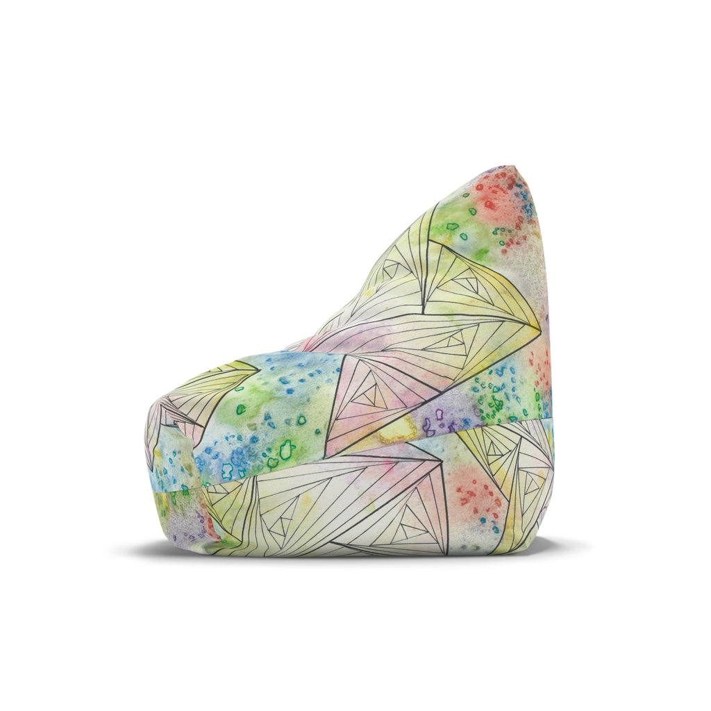 Bean Bag Chair Covers For Indoor & Outdoor - 2 Sizes - Exciting Abstract Design #59 Your Choice