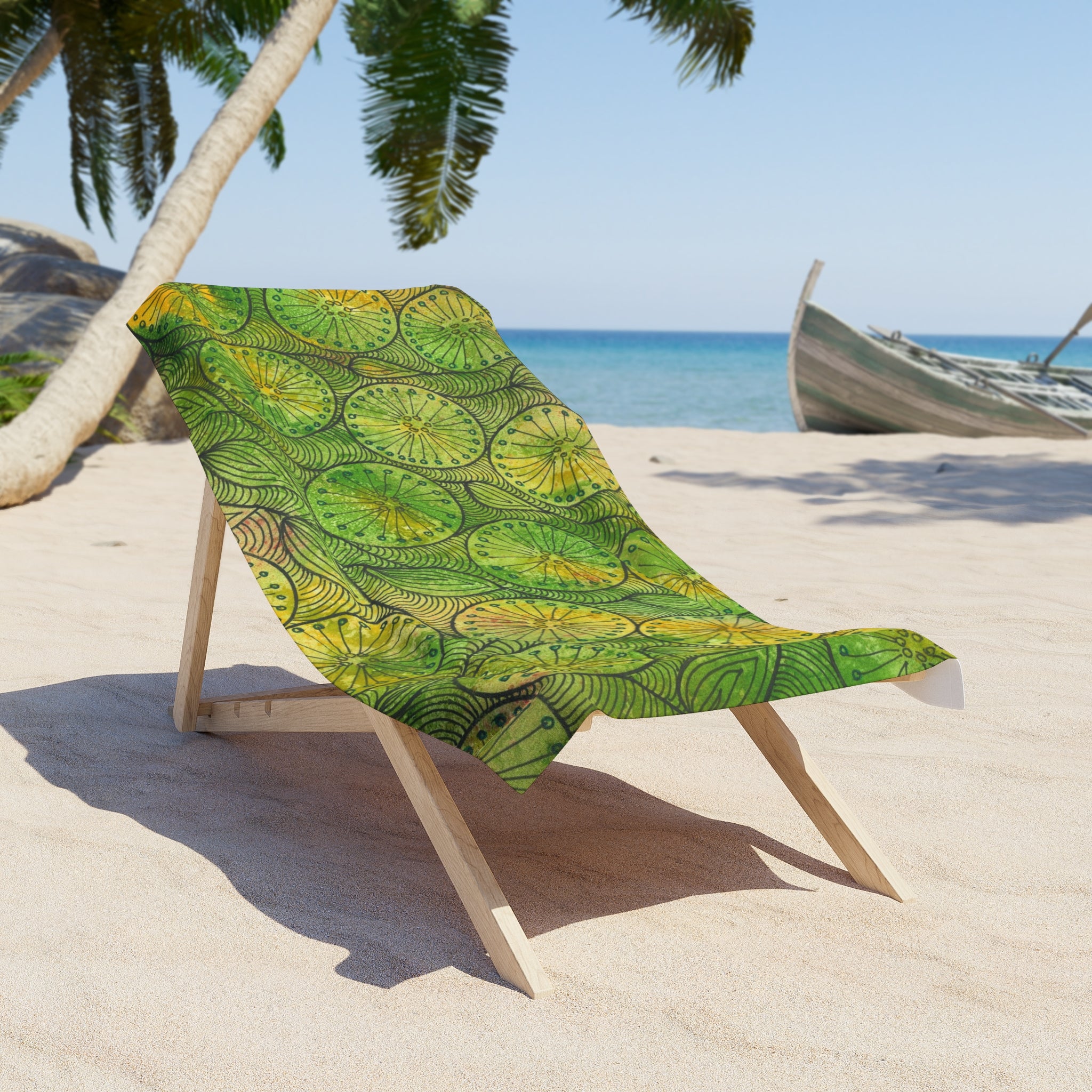 Colourful Abstract Beach Towels, Cotton Loop backing for Durability, 2 Sizes.  For Family and friends or a Special Gift #63 Margarita Mondays