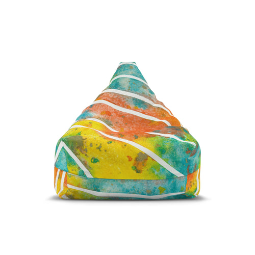 Bean Bag Chair Covers For Indoor & Outdoor - 2 Sizes - Exciting Abstract Design #101 Your Energy Radiates