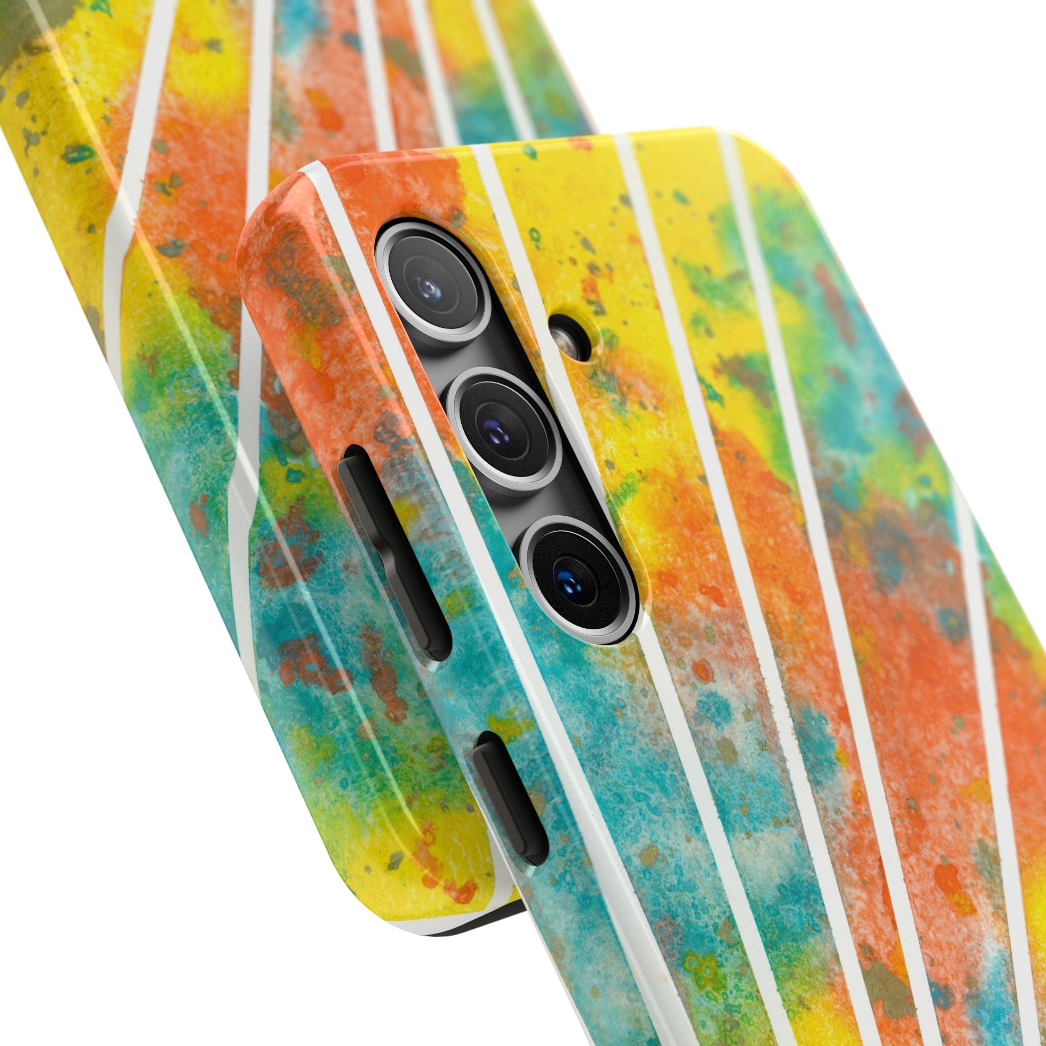 Tough Phone Case - All iPhones and Samsung Galaxys - Exciting Abstract Design #101 Your Energy Radiates