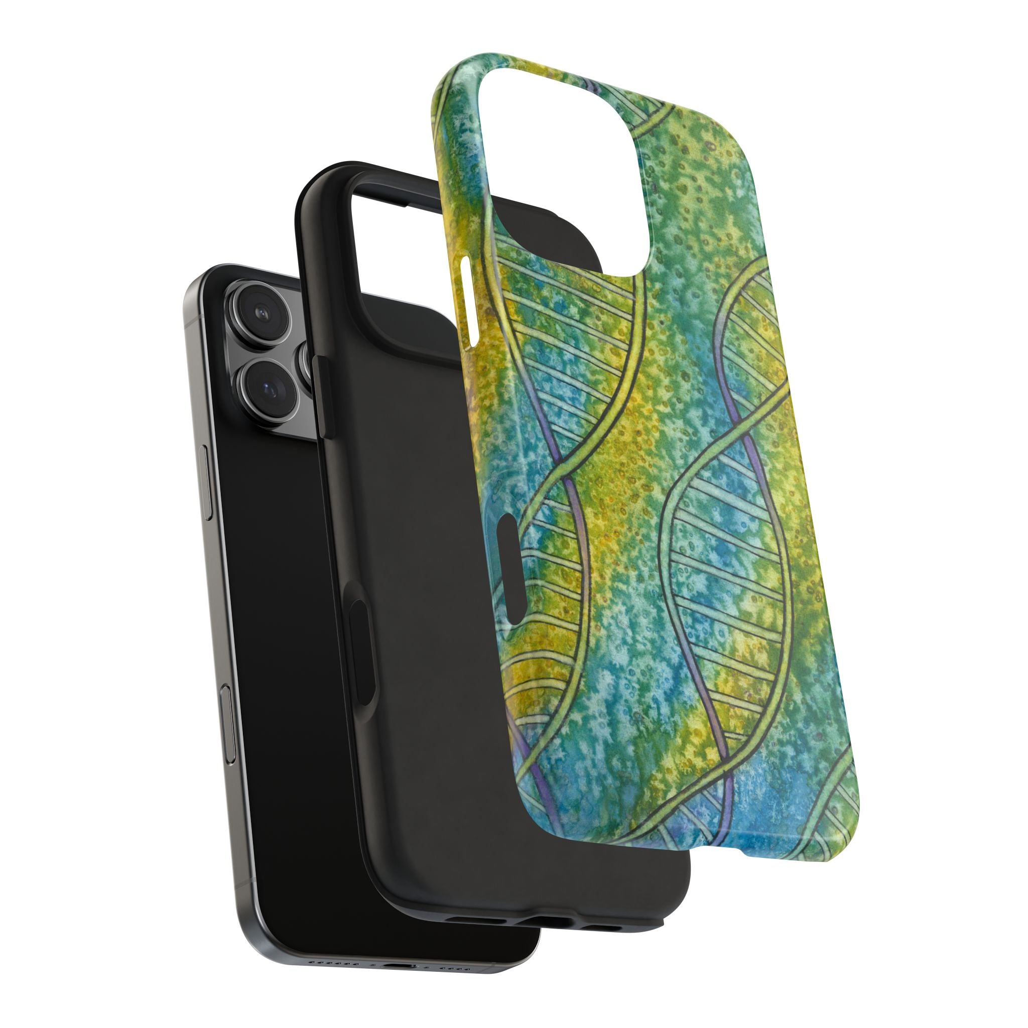Tough Phone Case - All iPhones and Samsung Galaxys - Exciting Abstract Design #99 Crop of DNA