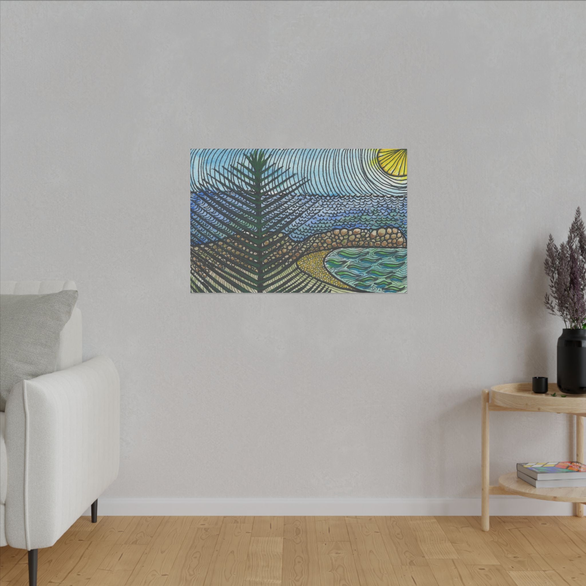 Large Colourful Wall Art, Canvas Prints, For Office, Bedroom or Living Room, or Special Gift #47 Cottesloe
