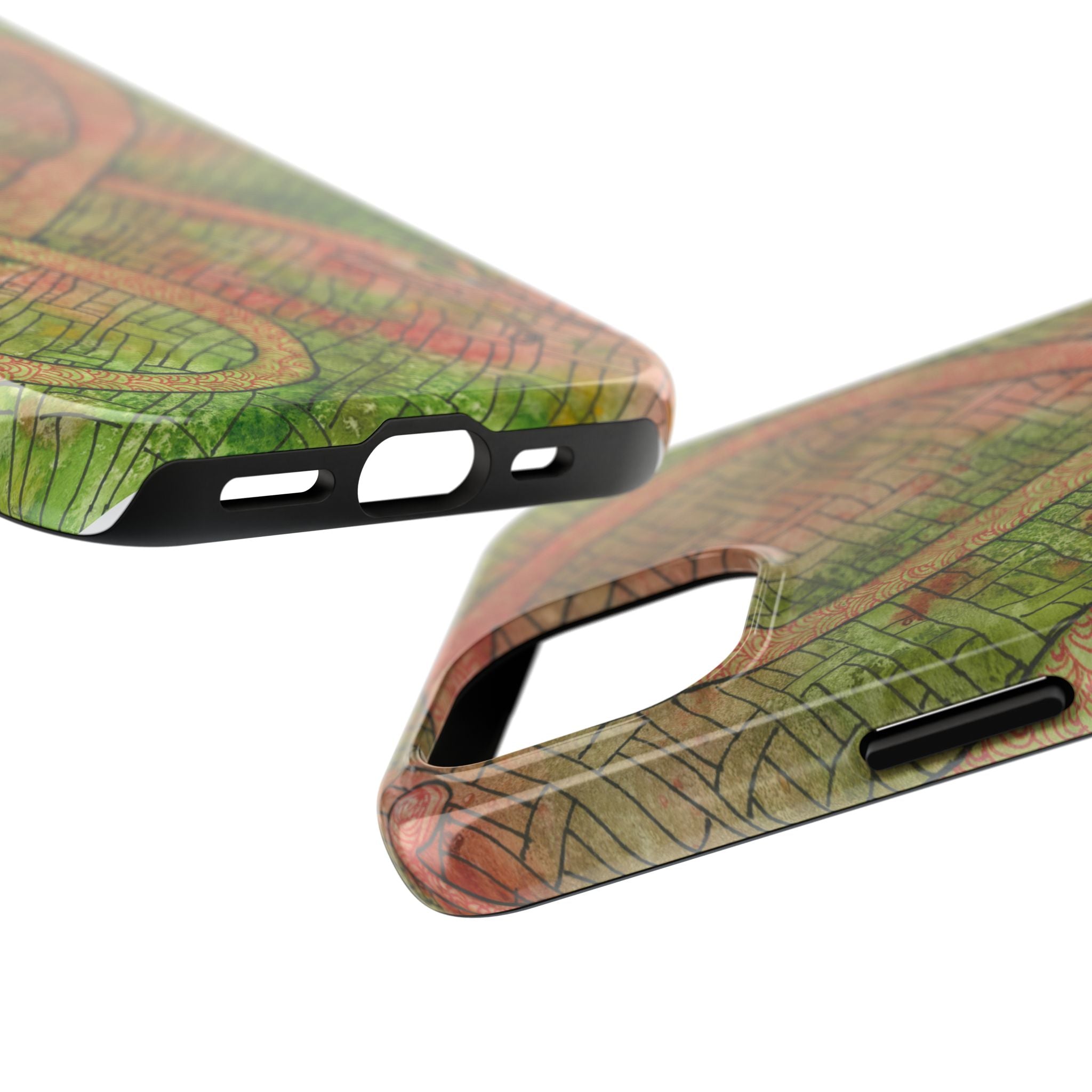 Tough Phone Case - All iPhones and Samsung Galaxys - Exciting Abstract Design #57 Celtic Flavours
