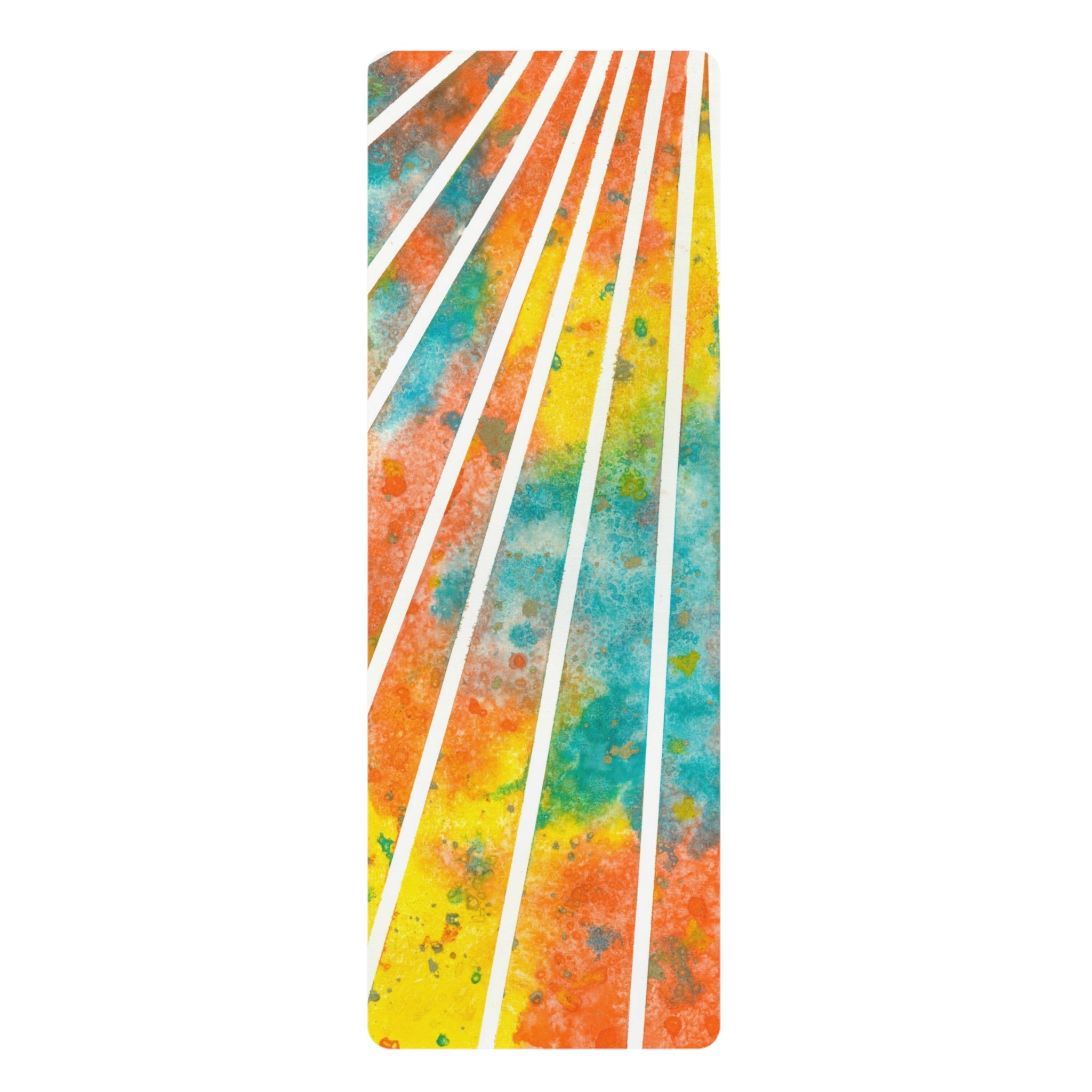 Yoga Mats and Gym Mats. Colourful Abstract Designs. Perfect for Home, Yoga or Gym Class, or a Special Gift #101 Your Energy Radiates
