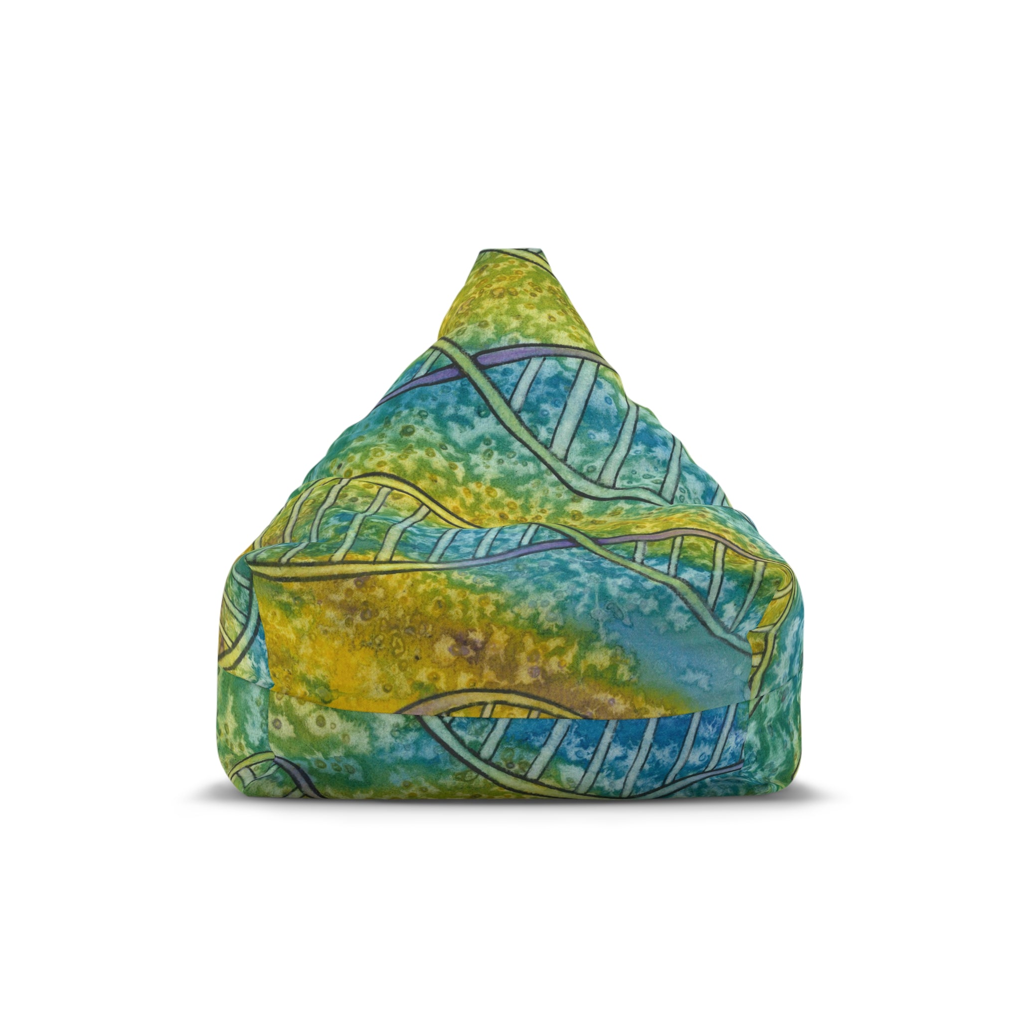 Bean Bag Chair Covers For Indoor & Outdoor - 2 Sizes - Exciting Abstract Design #99 Crop of DNA
