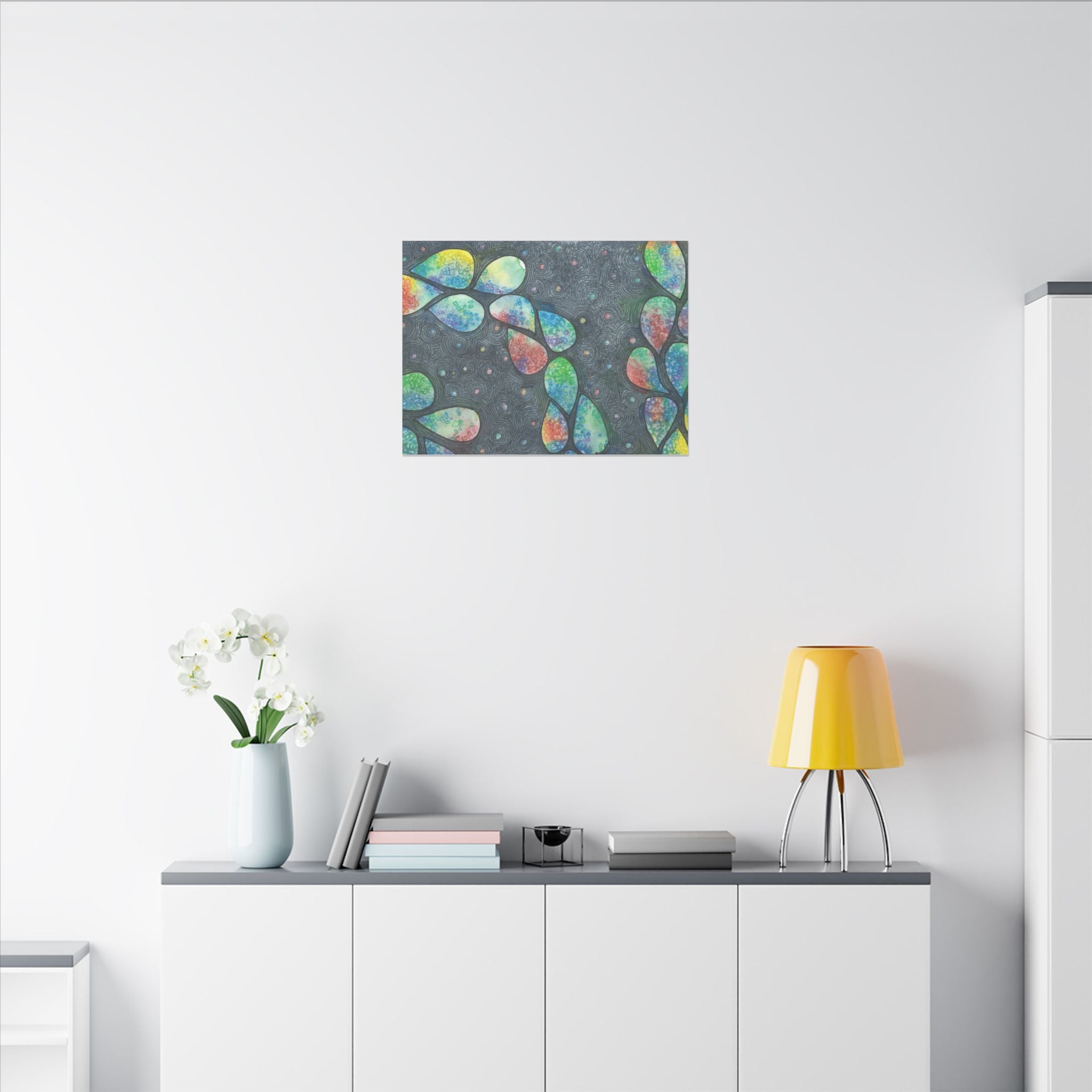 Large Colourful Wall Art, Canvas Prints, For Office, Bedroom or Living Room, or Special Gift #30 Give Us A Minute