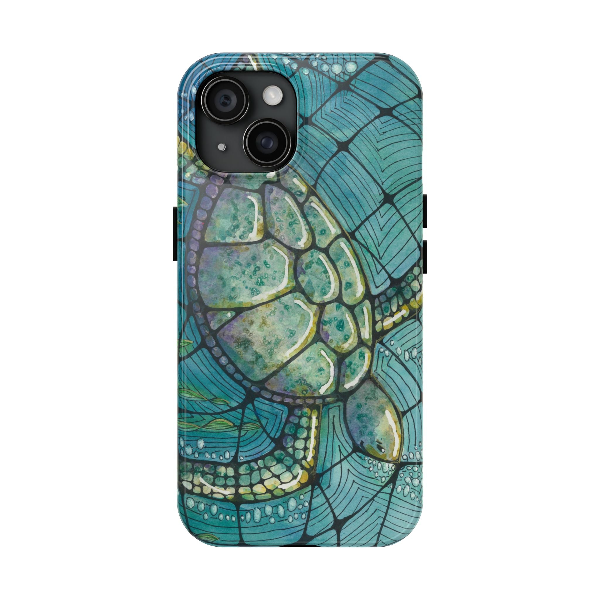 Tough Phone Case - All iPhones and Samsung Galaxys - Exciting Abstract Design #73 Turtling Along