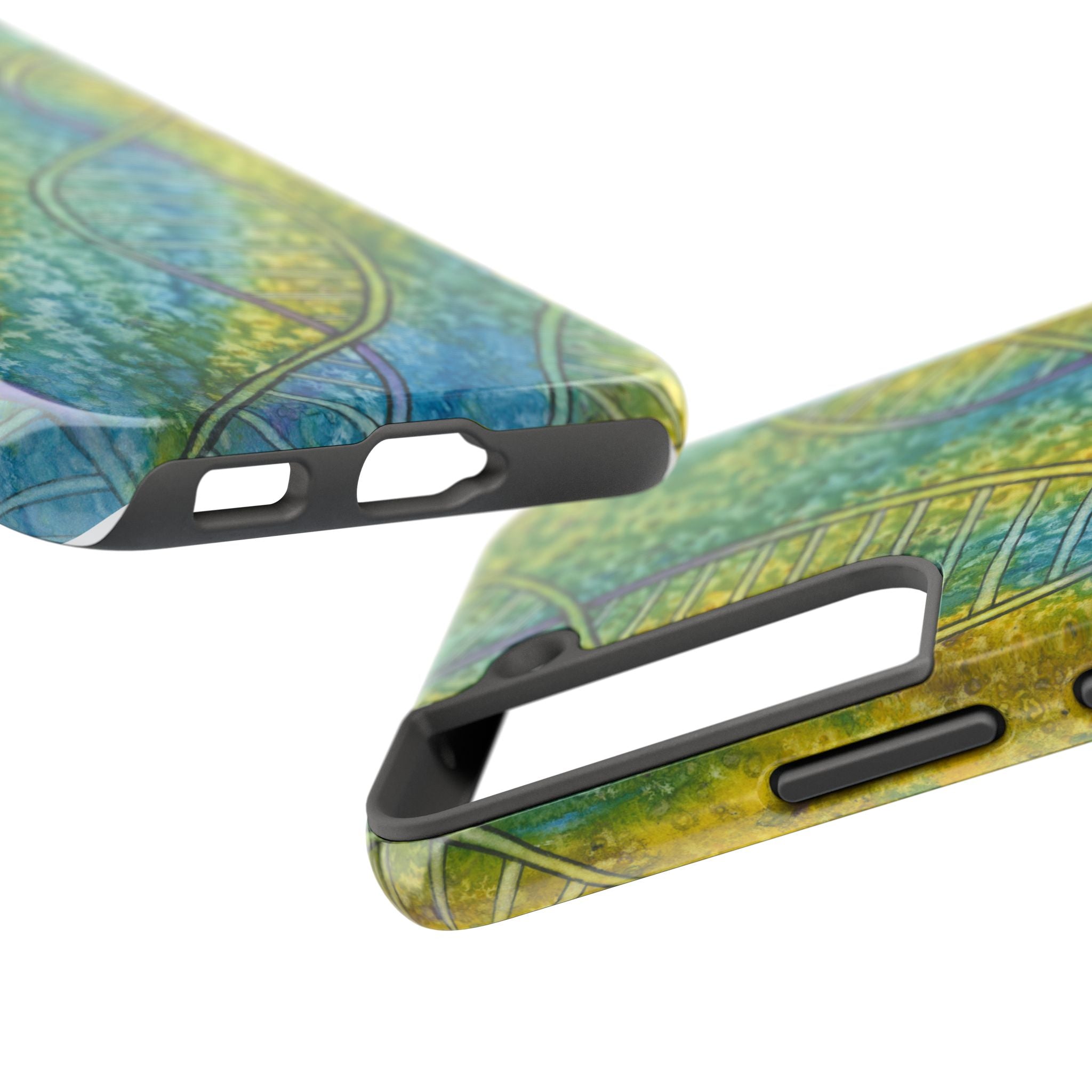 Tough Phone Case - All iPhones and Samsung Galaxys - Exciting Abstract Design #99 Crop of DNA