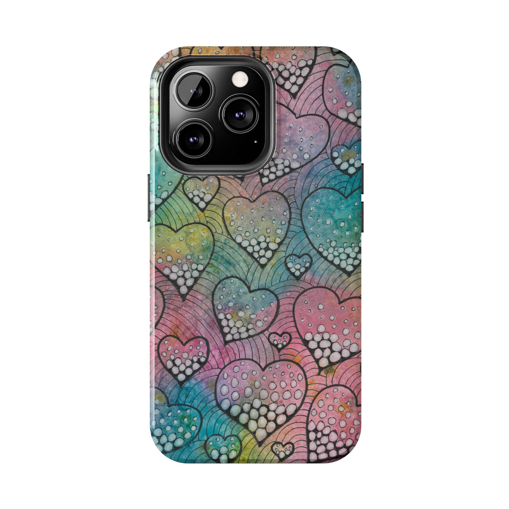 Tough Phone Case - All iPhones and Samsung Galaxys - Exciting Abstract Design #97 What's Love Got To Do With It