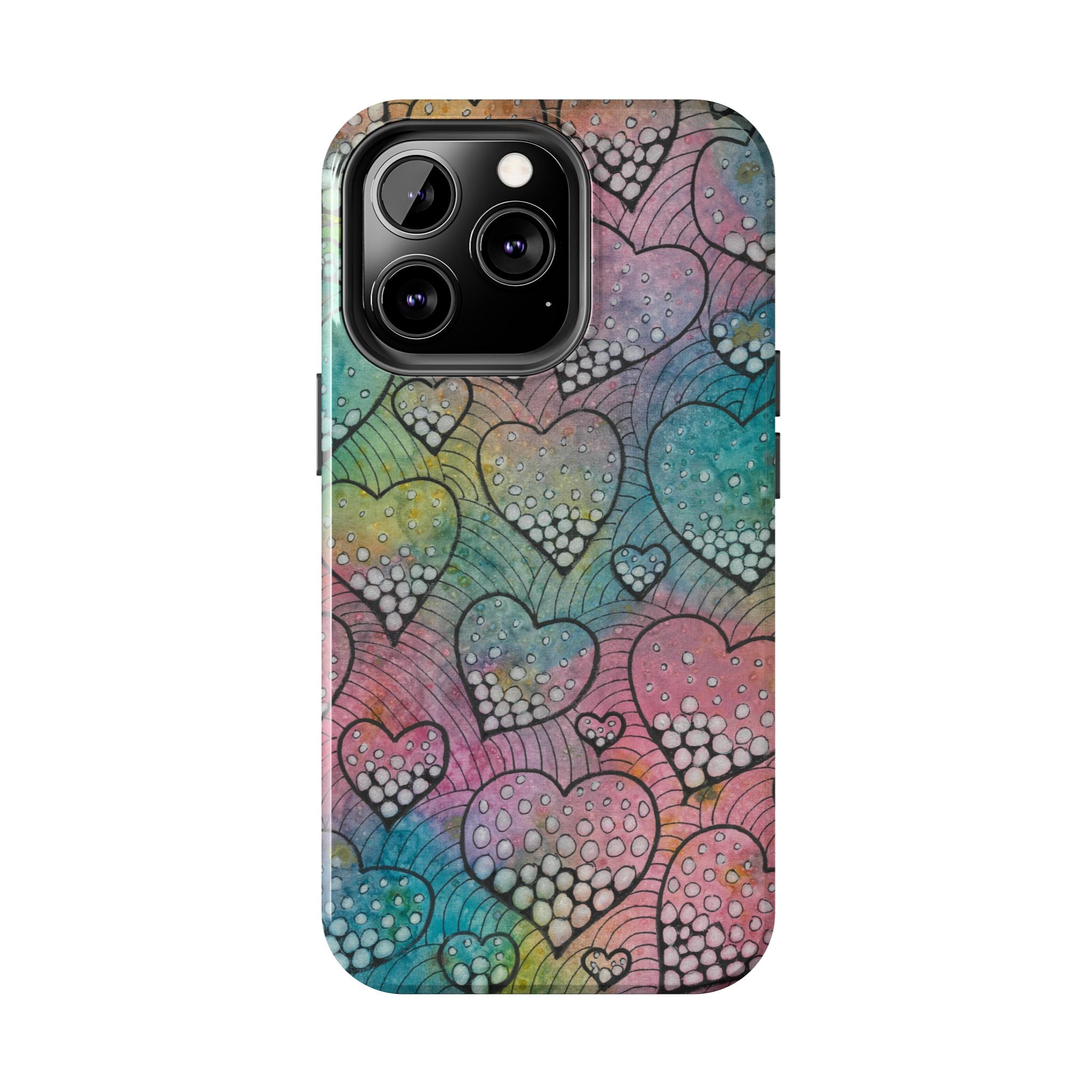 Tough Phone Case - All iPhones and Samsung Galaxys - Exciting Abstract Design #97 What's Love Got To Do With It