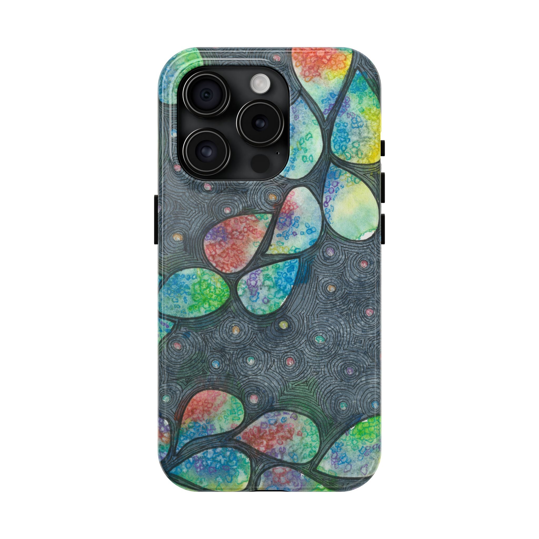 Tough Phone Case - All iPhones and Samsung Galaxys - Exciting Abstract Design #30 Give Us A Minute