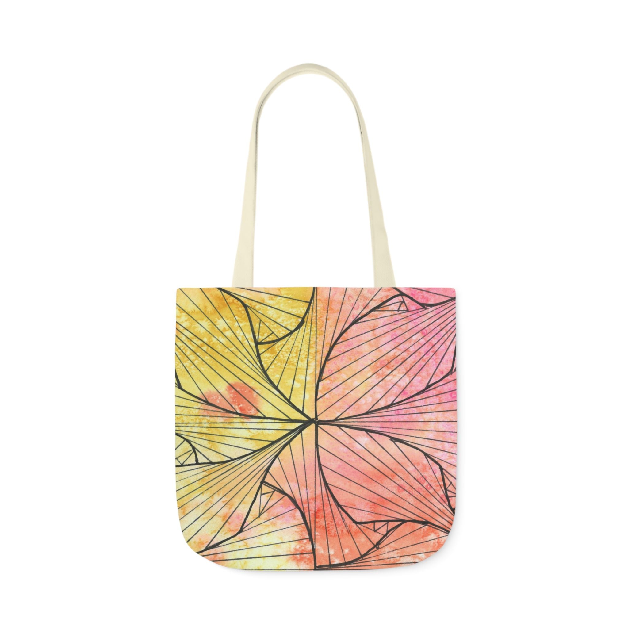 Canvas Tote Bags, Colourful Abstract Designs, 5-Color Straps, 3 Sizes.  For Family and friends or a Special Gift #39 Impossible They Said