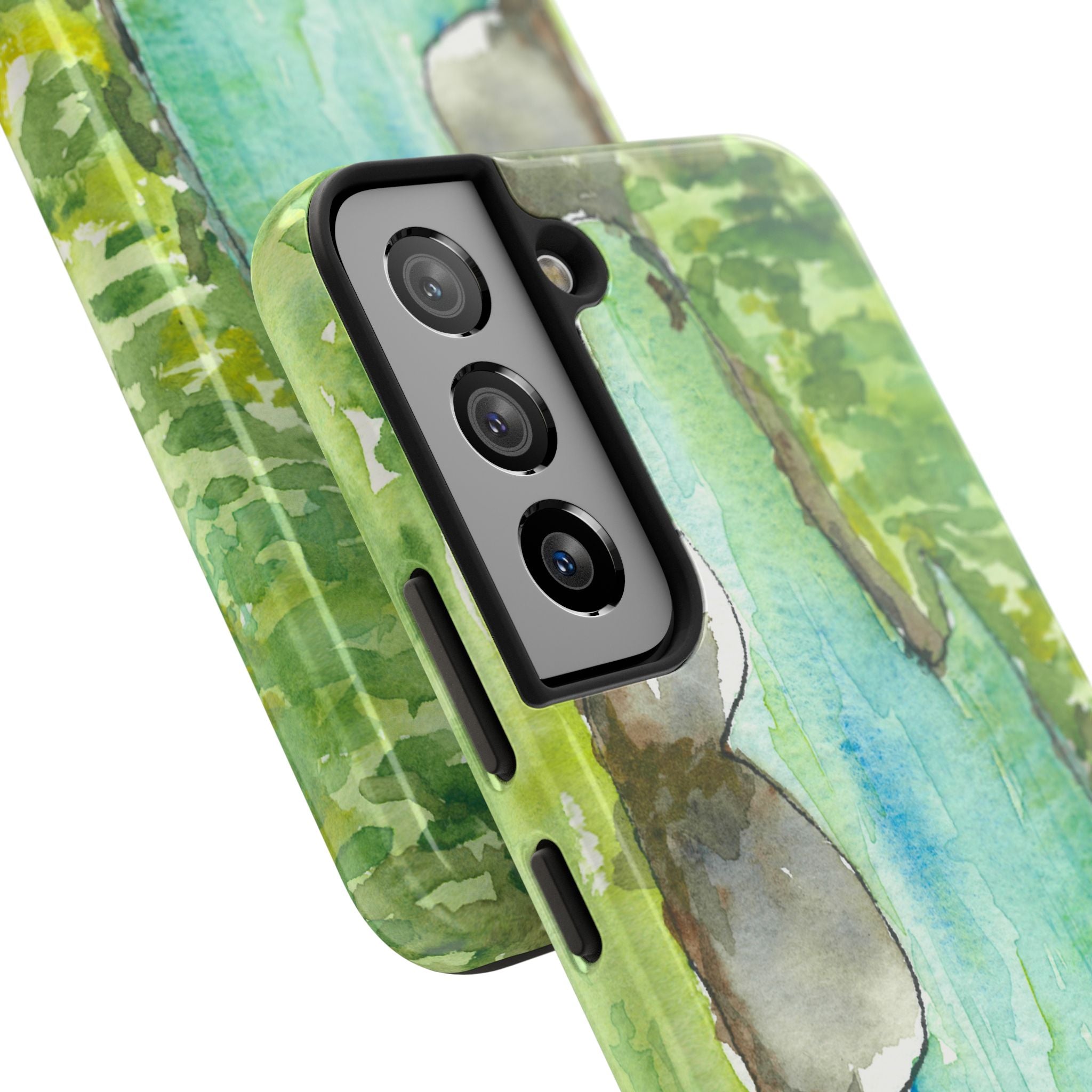 Tough Phone Case - All iPhones and Samsung Galaxys - Exciting Abstract Design #88 Tara River - Montenegro