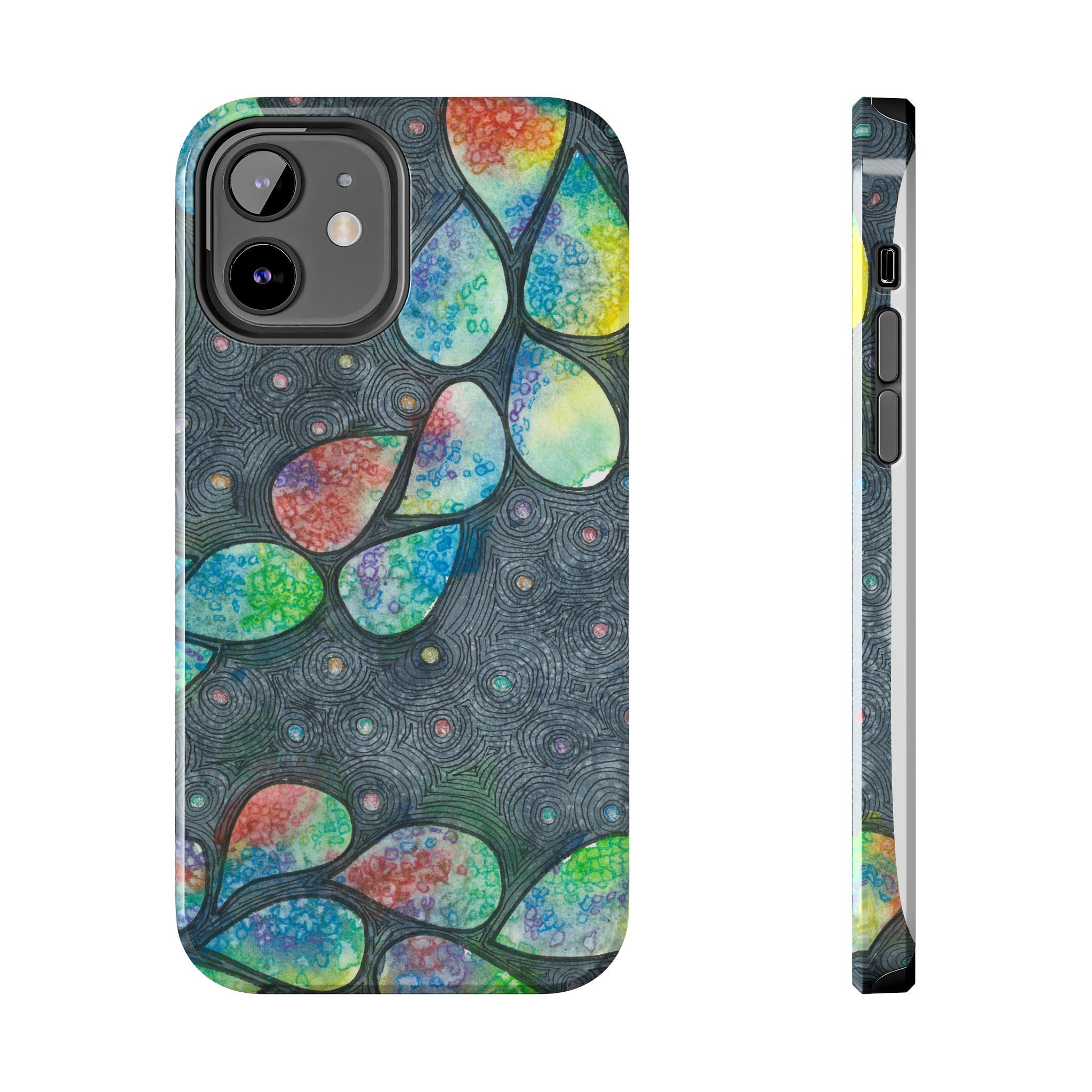 Tough Phone Case - All iPhones and Samsung Galaxys - Exciting Abstract Design #30 Give Us A Minute