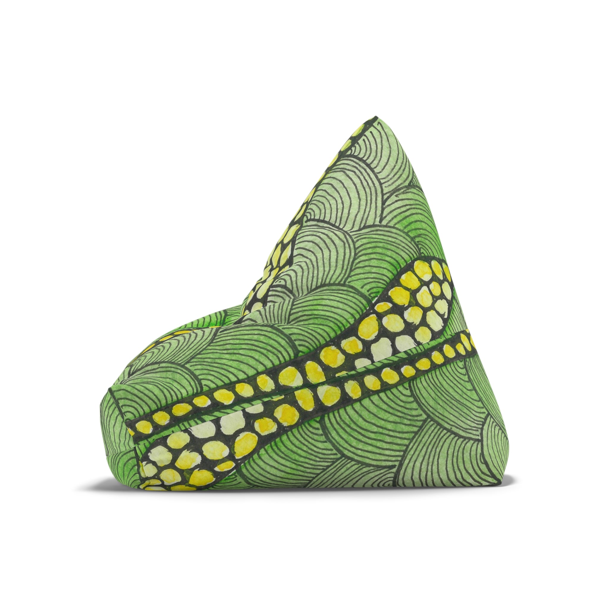 Bean Bag Chair Covers For Indoor & Outdoor - 2 Sizes - Exciting Abstract Design #13 Watcha Thinking
