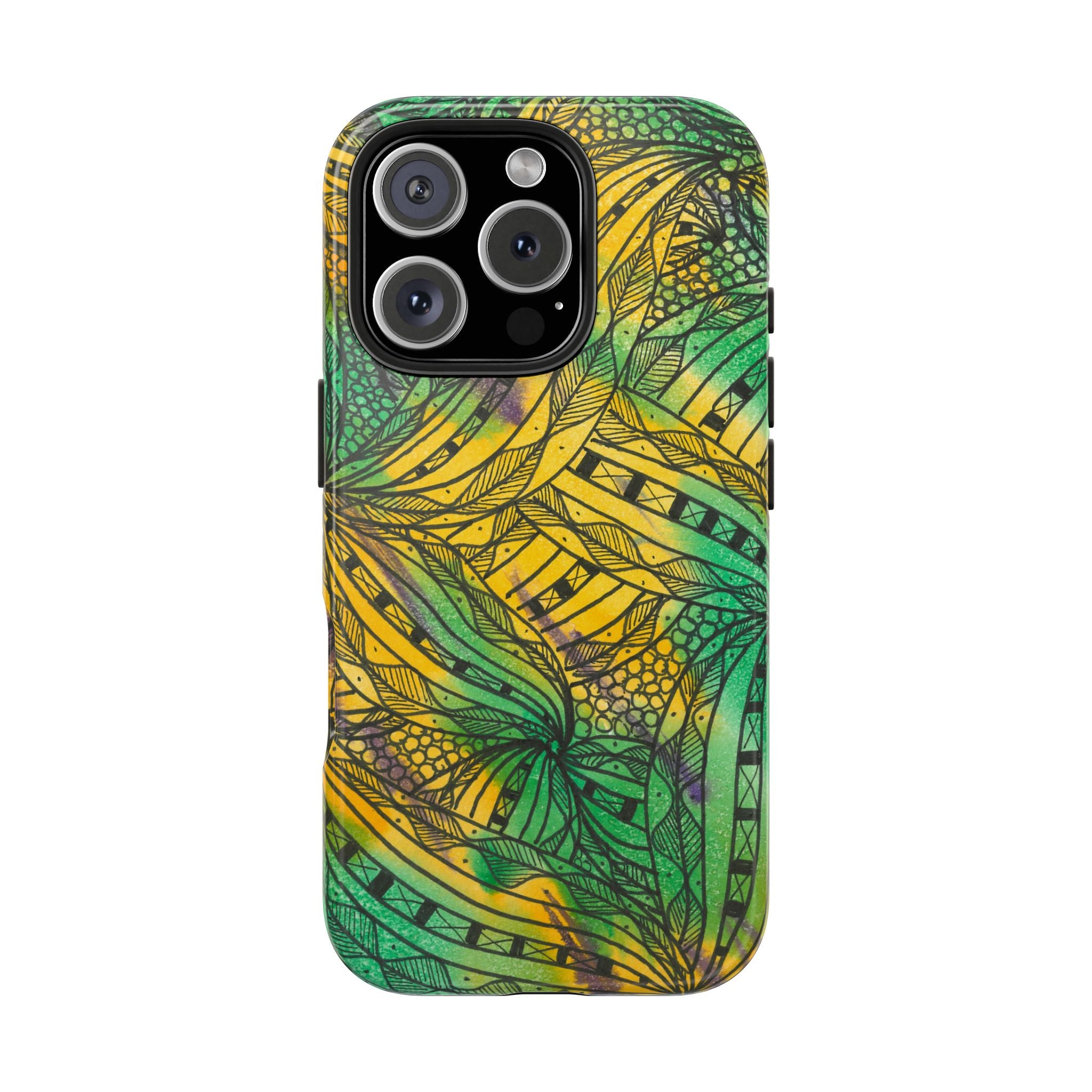 Tough Phone Case - All iPhones and Samsung Galaxys - Exciting Abstract Design #37 Shubbery!