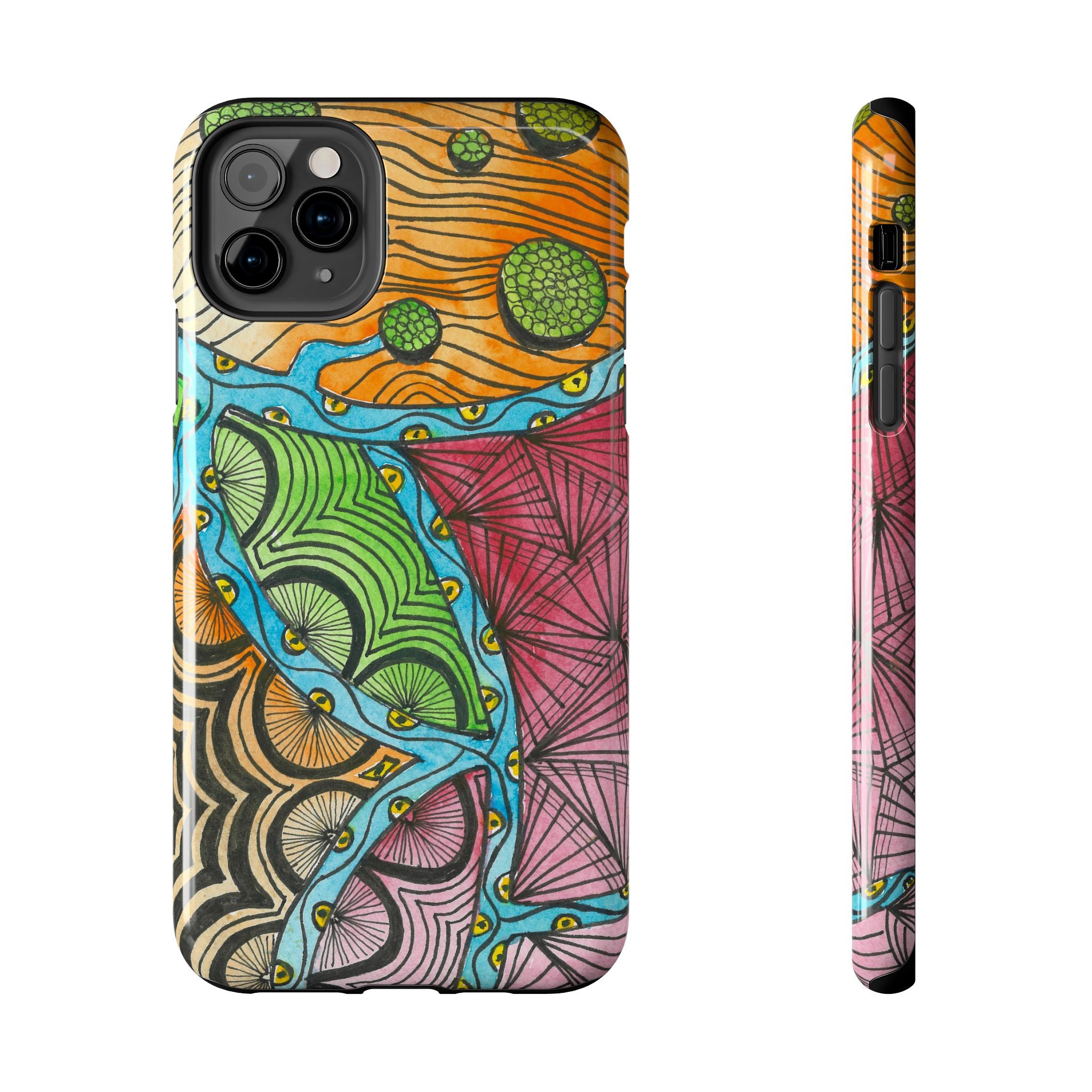 Tough Phone Case - All iPhones and Samsung Galaxys - Exciting Abstract Design #11 Today's The Day